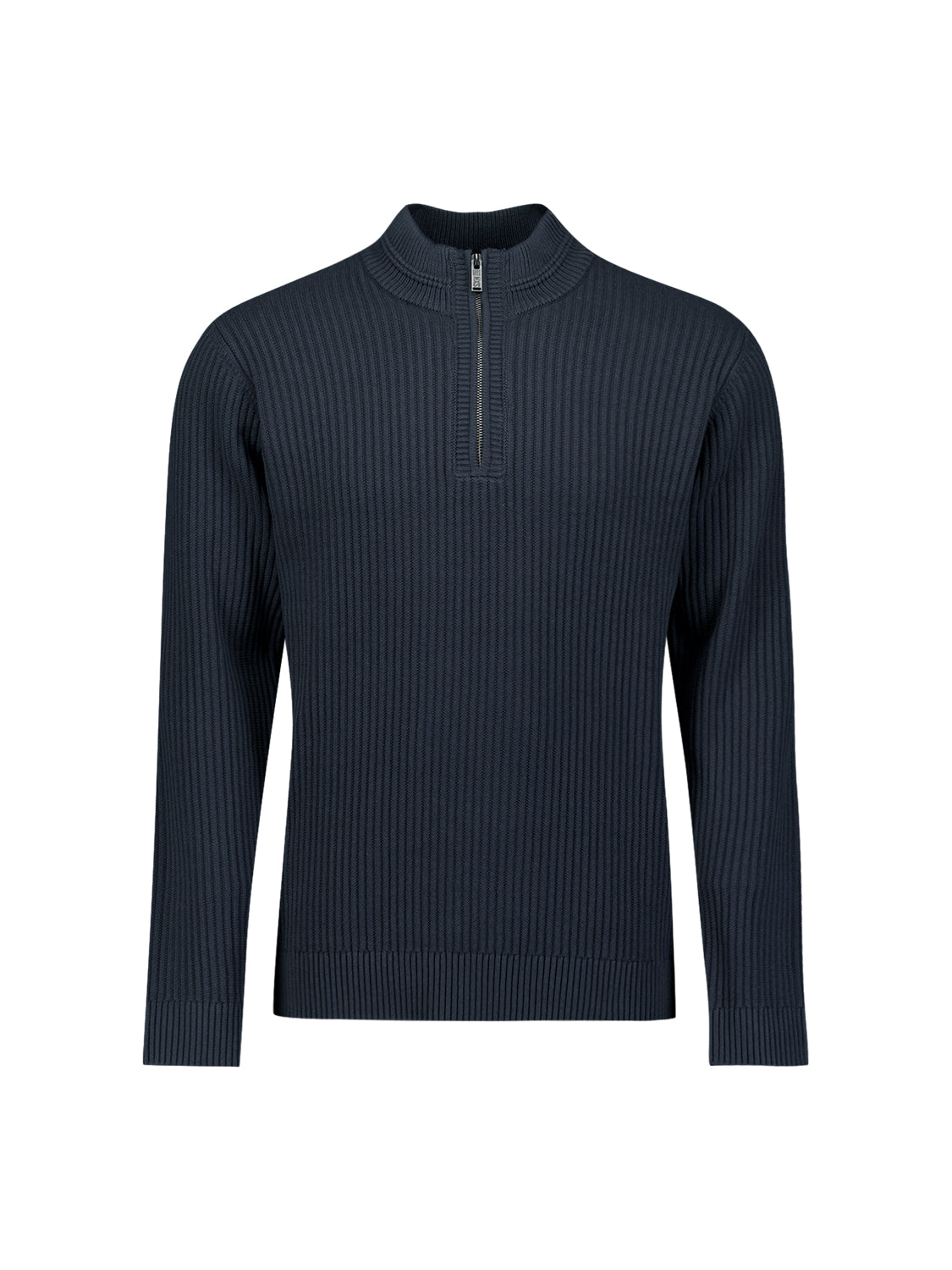 Heavy rib knitted jumper | Night