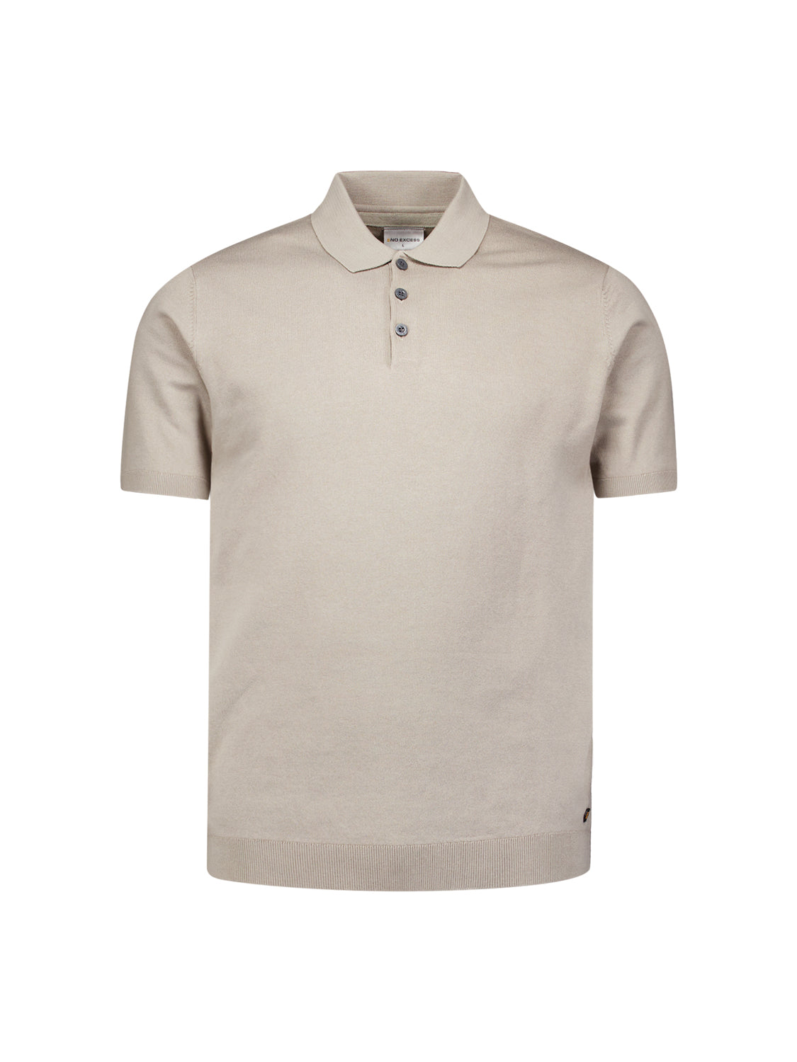 Knitted polo | Clay