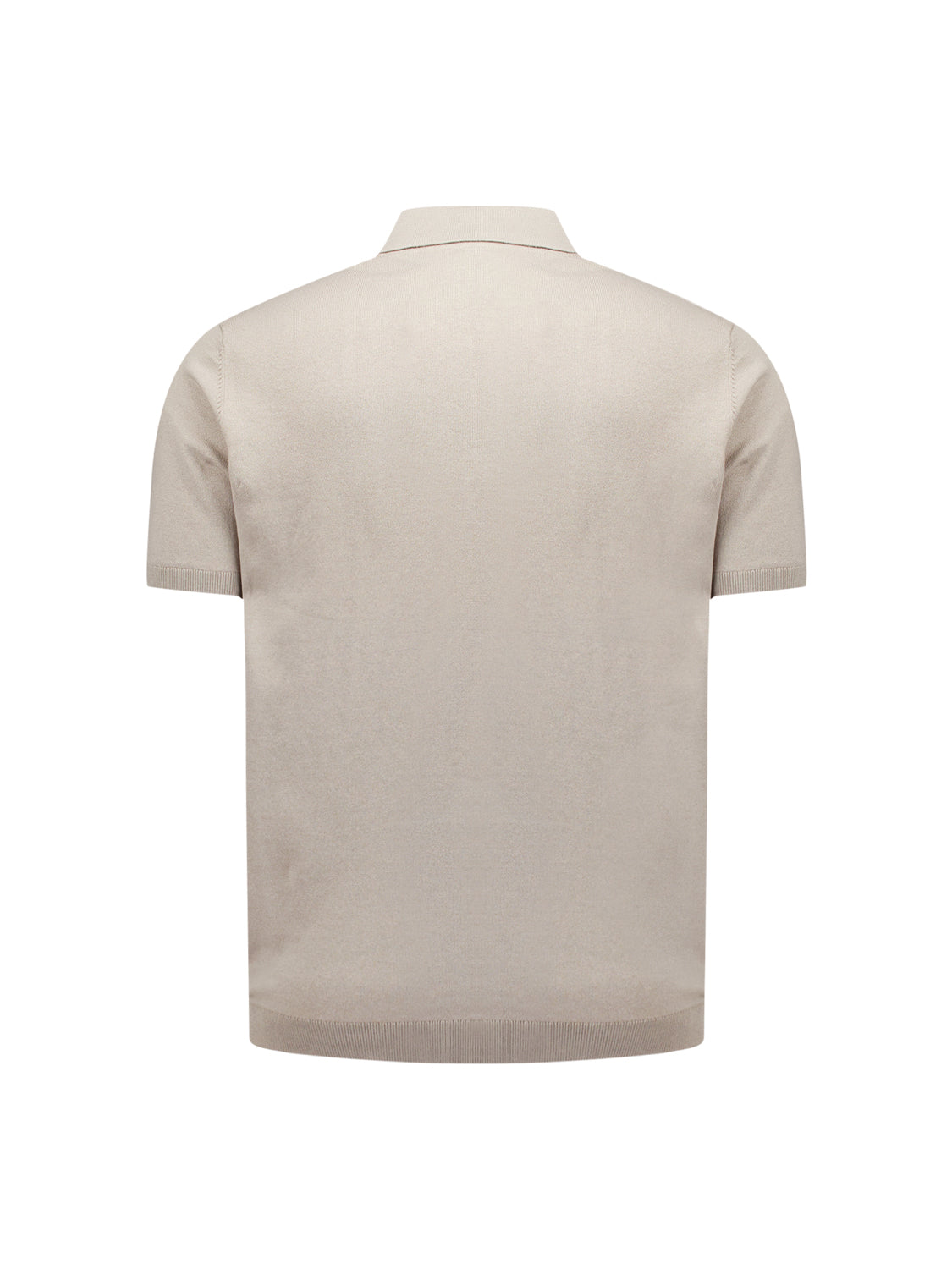 Knitted polo | Clay