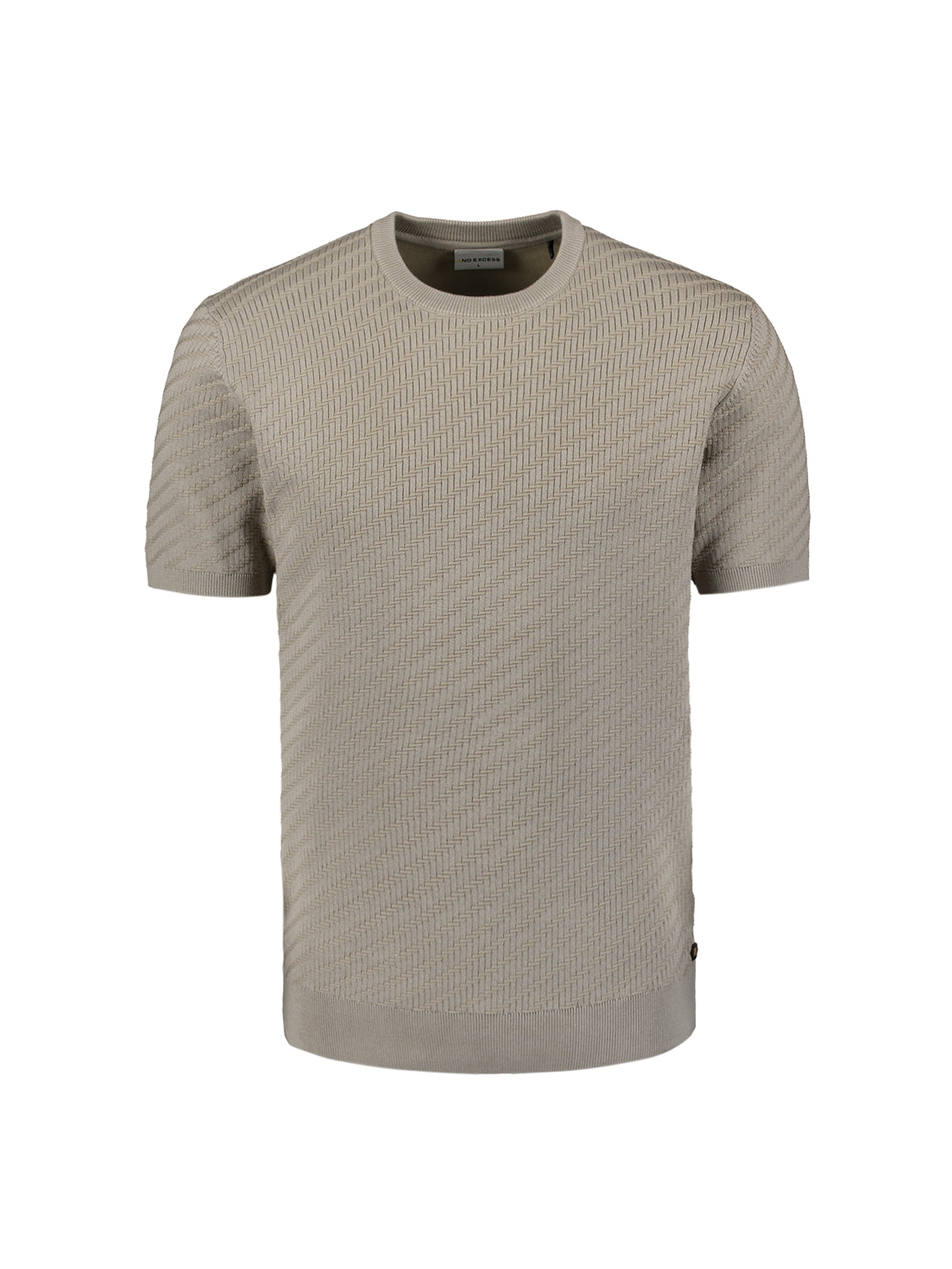 Knitted T-shirt | Clay