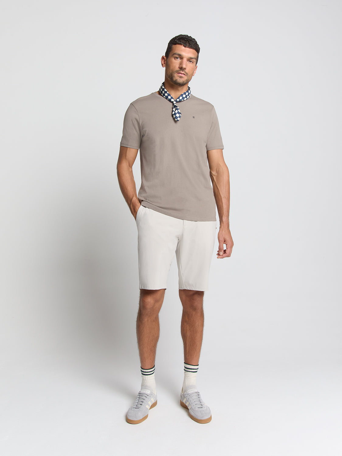 Crewneck T-shirt | Clay