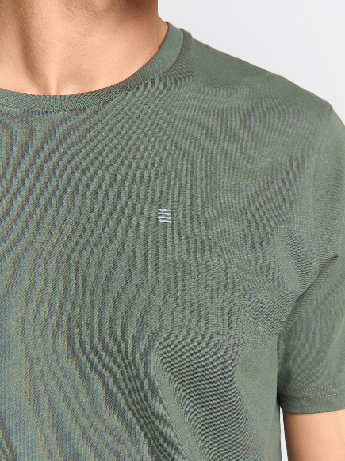 Crewneck T-shirt | Dark Green