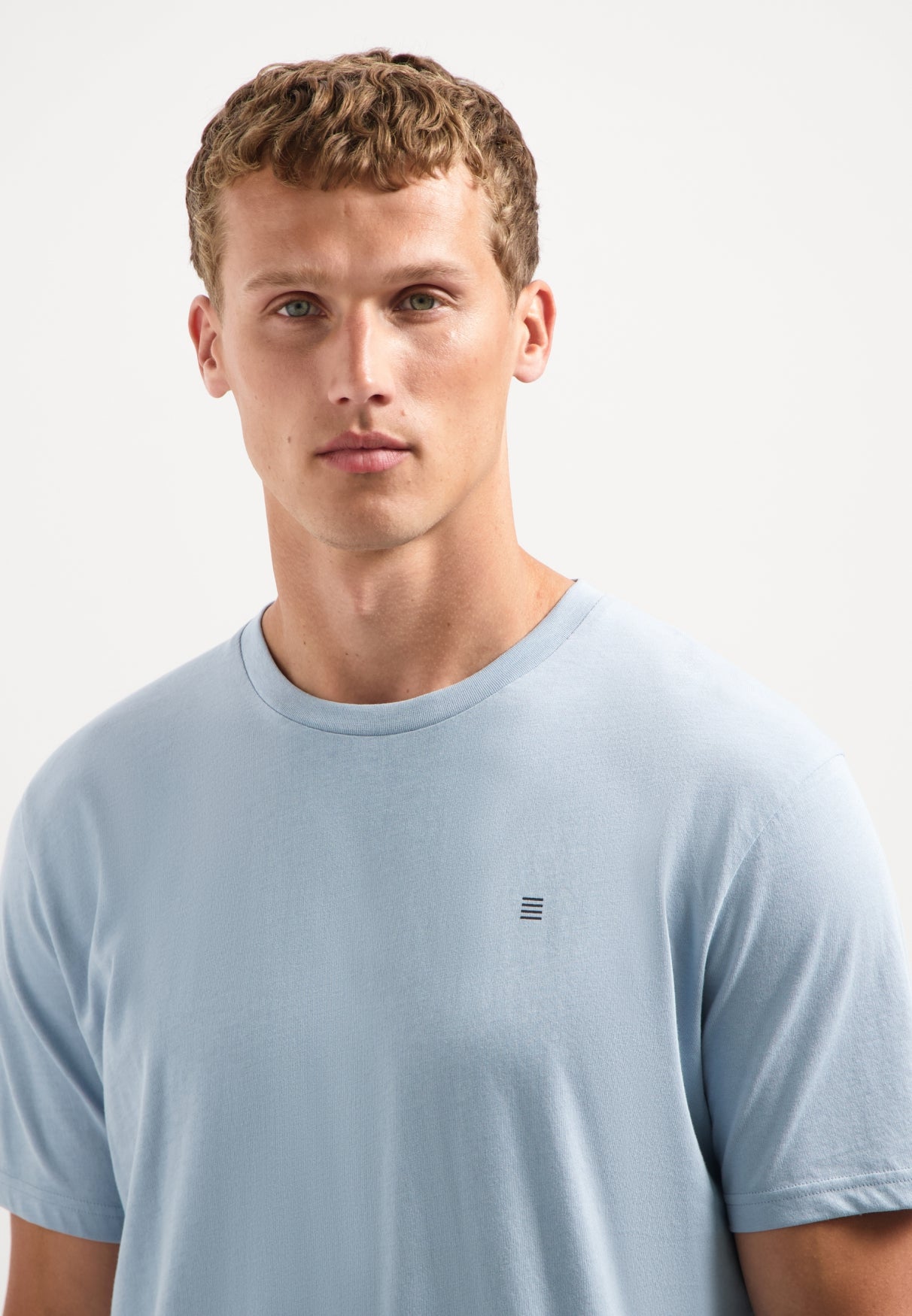 Crewneck T-shirt | Dusty Blue