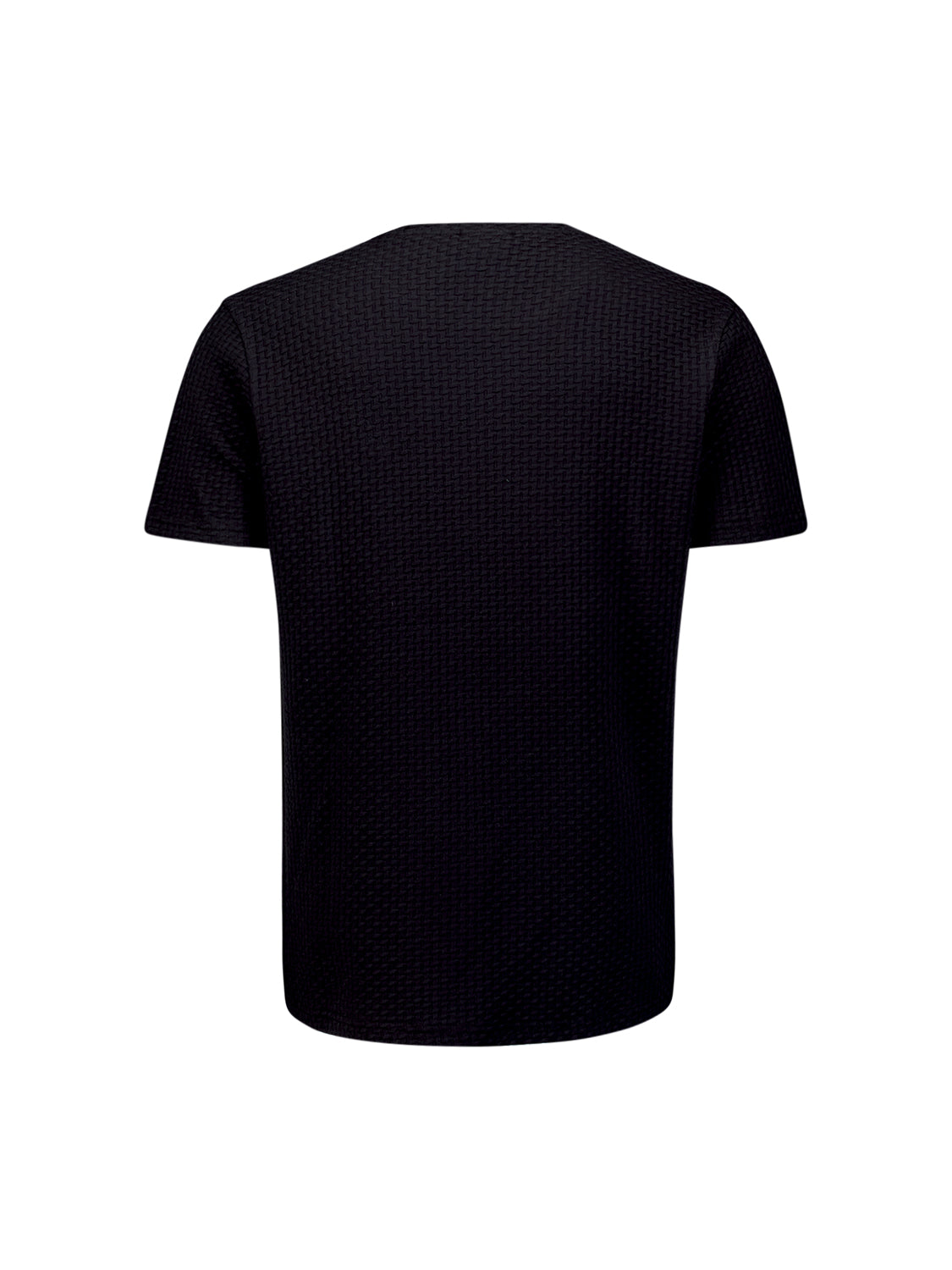 Structured T-shirt | Black