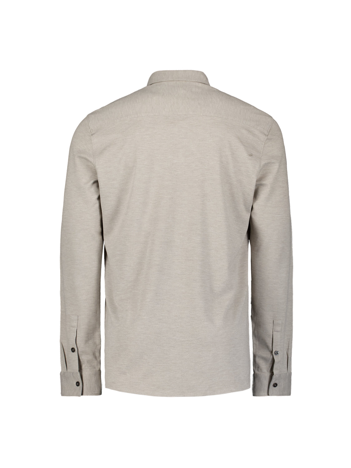 Melange jersey shirt | Clay