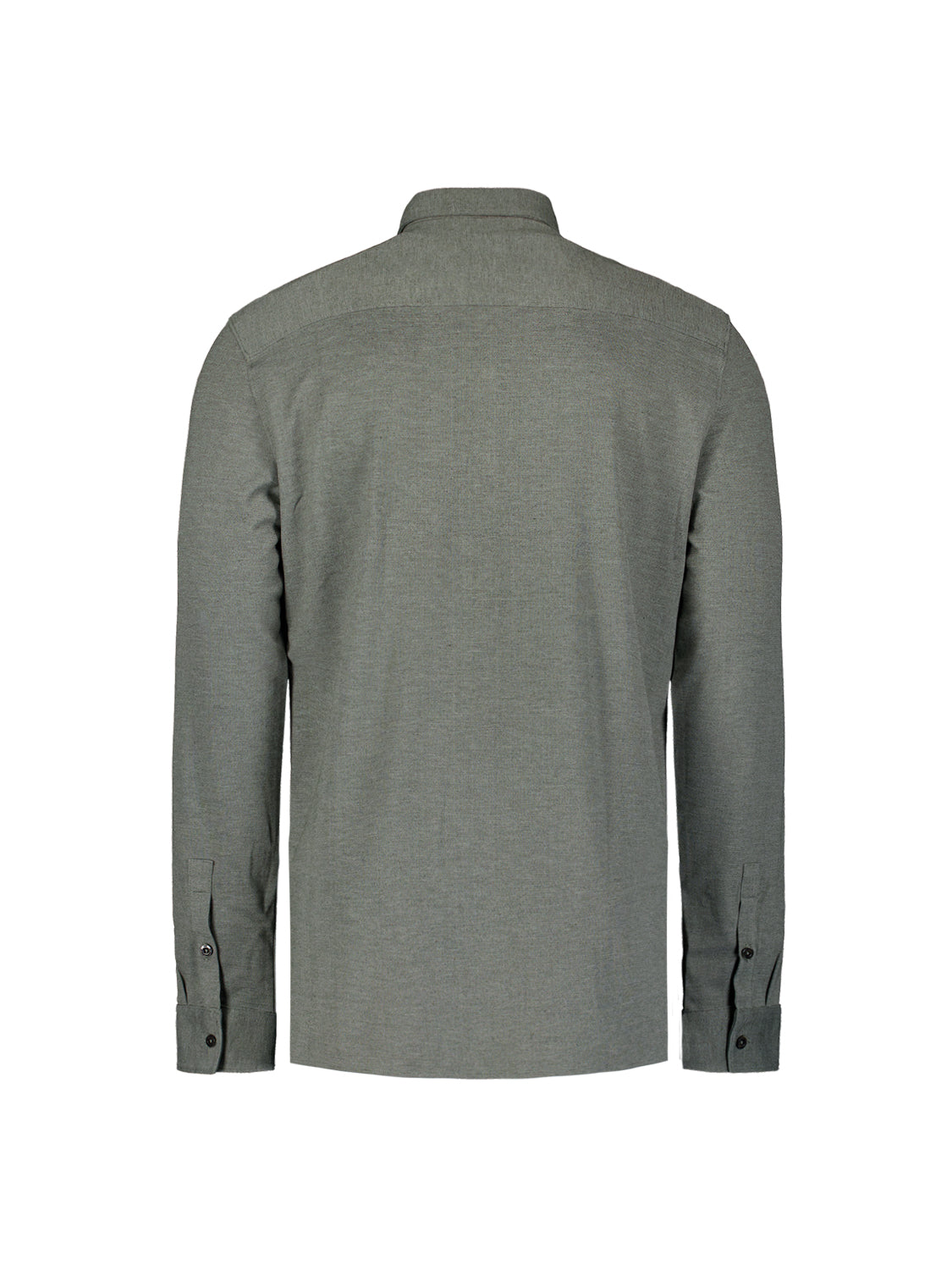 Melange jersey shirt | Dark Green