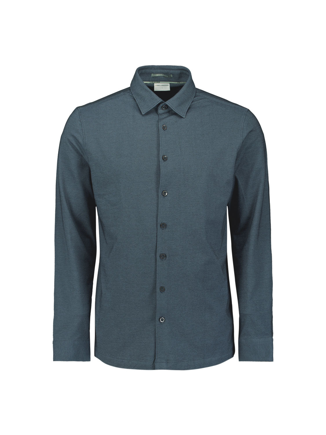 Melange jersey shirt | Washed Blue