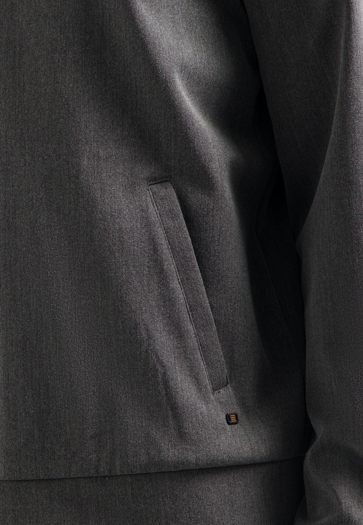 Lightweight melange cardigan | Grey Melange