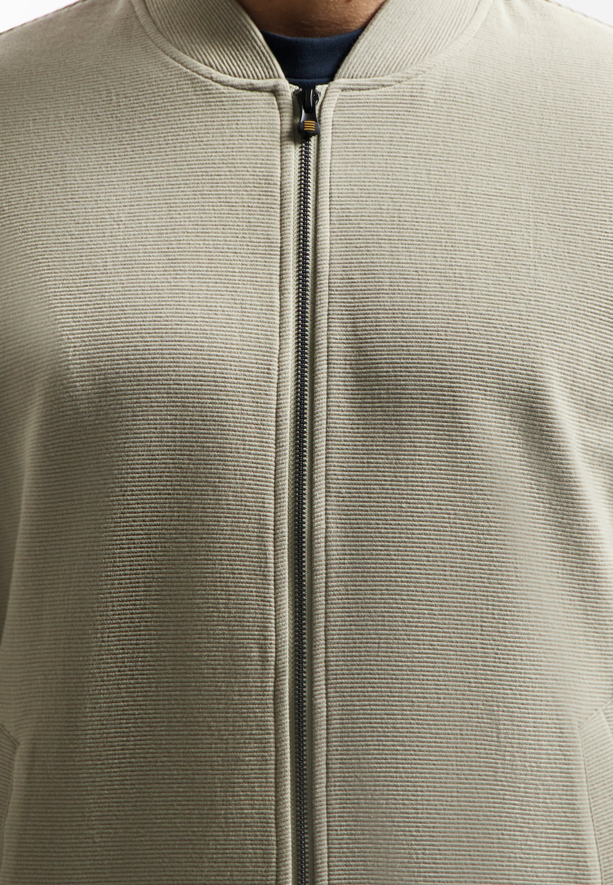 Textured sweatshirt | Taupe