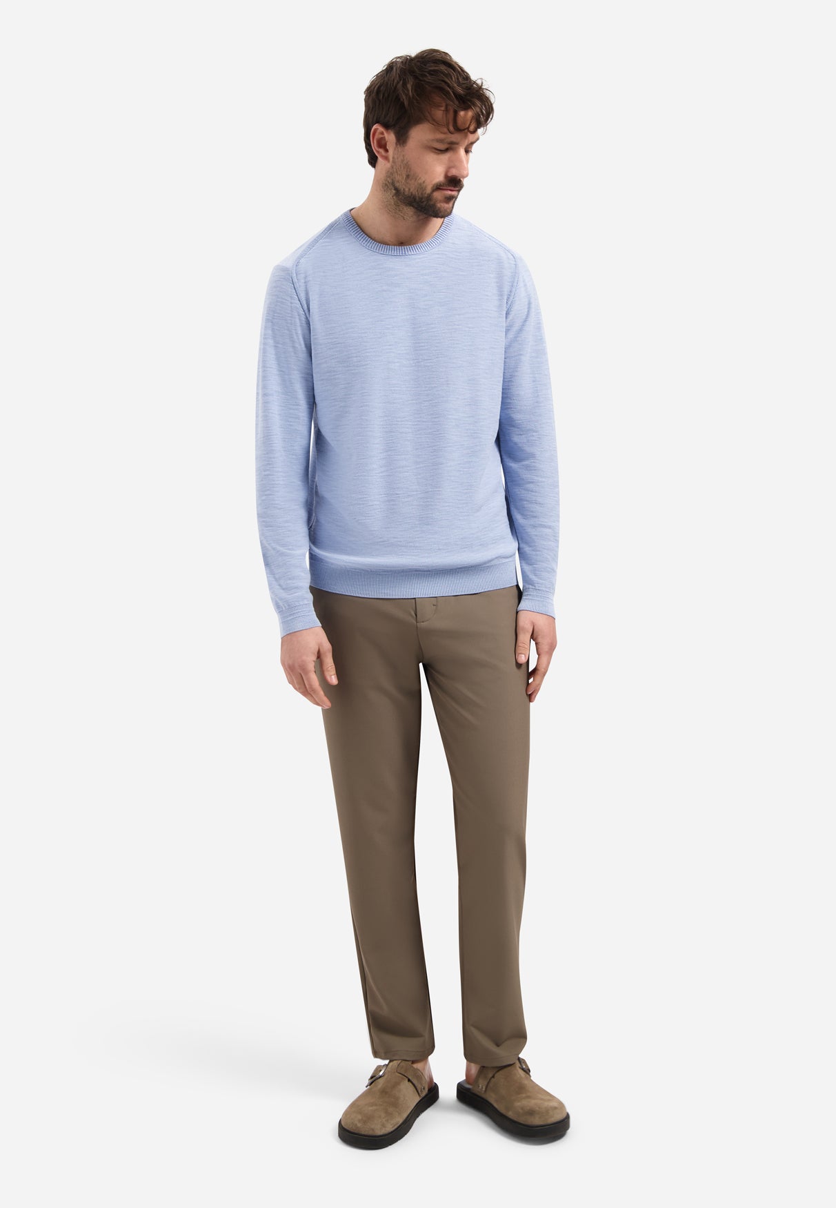 Feinstrick-Pullover | Blue