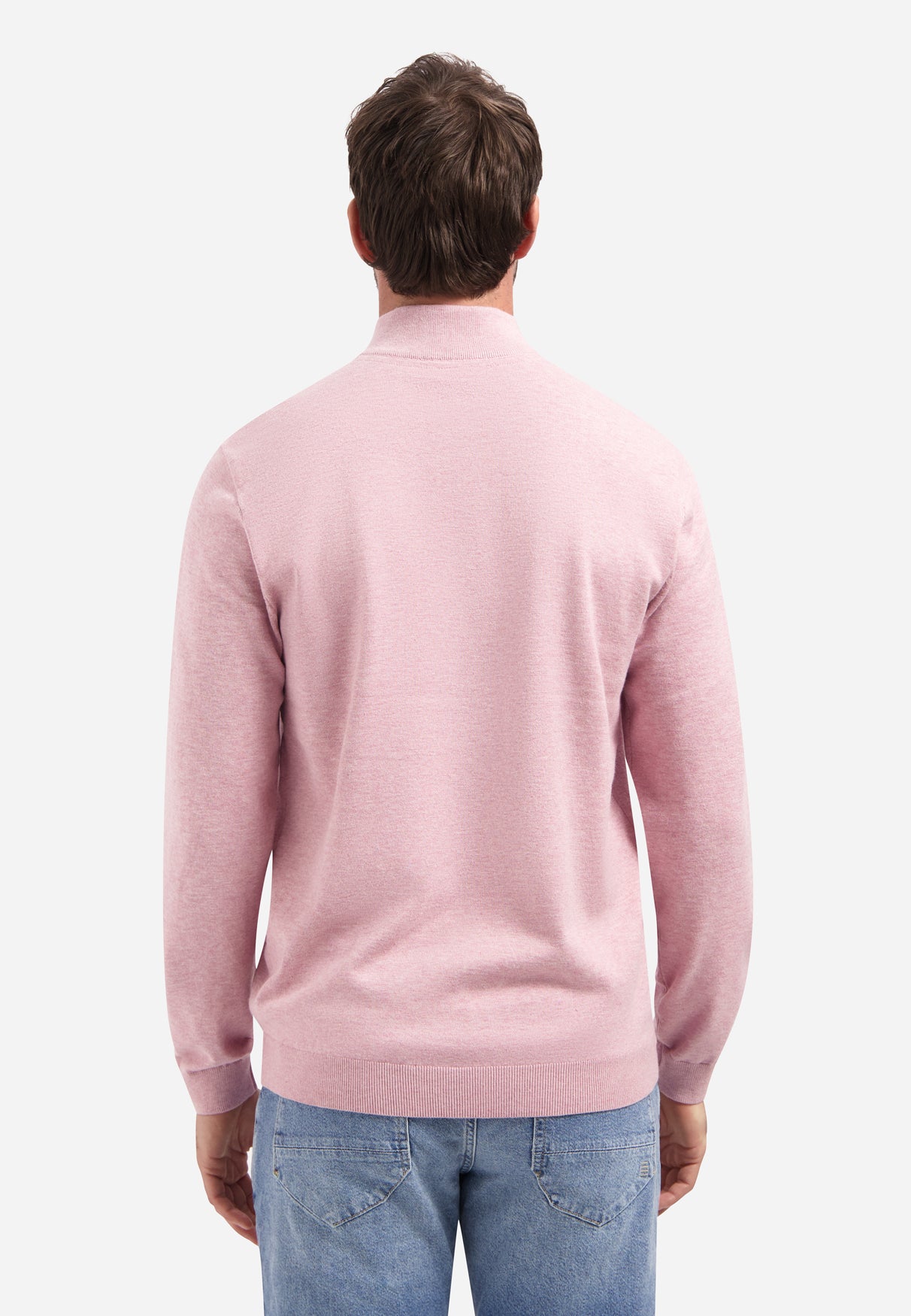 Half-Zip sweater | Light Mauve