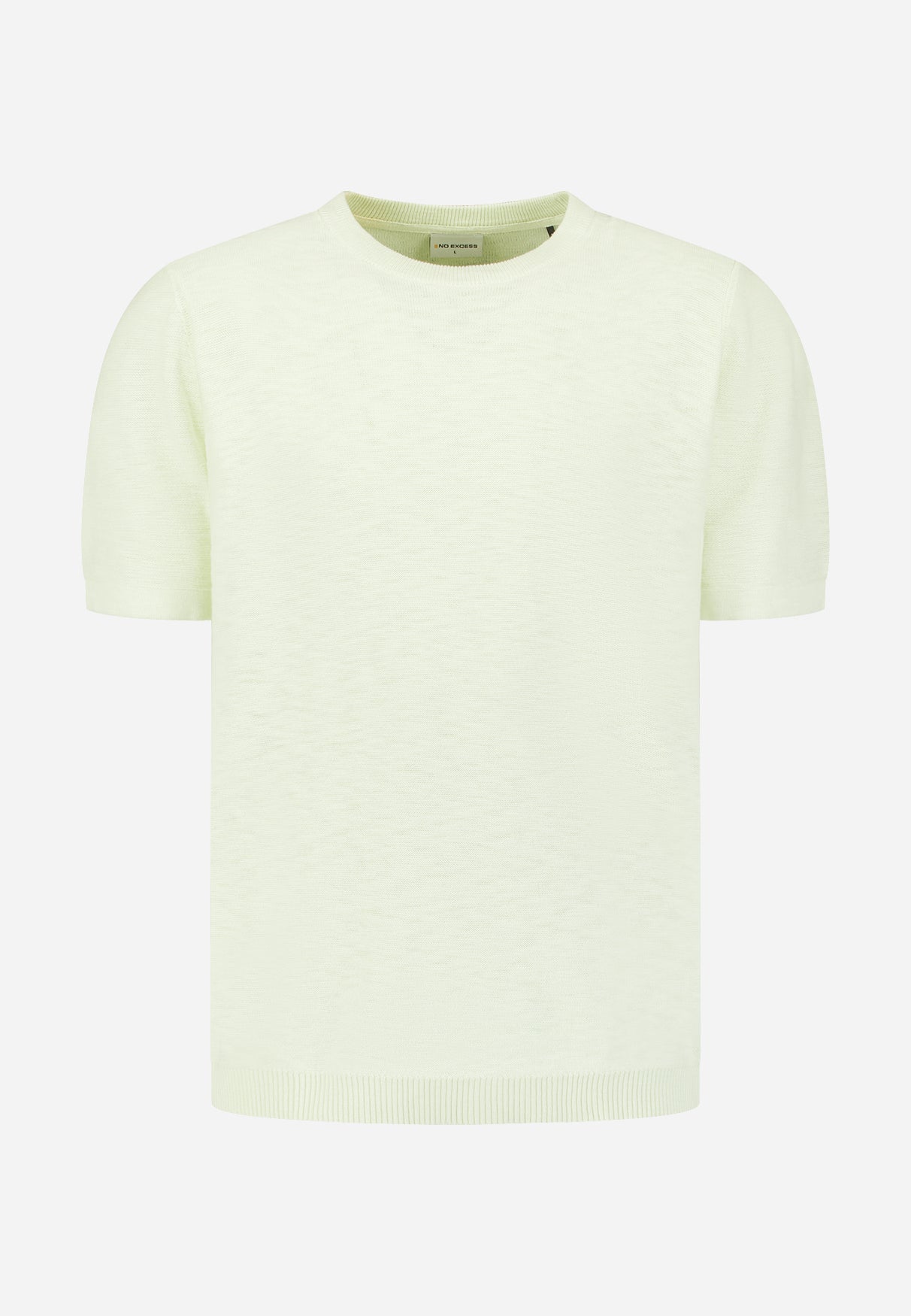 Strick-Slub-T-Shirt | Seagreen