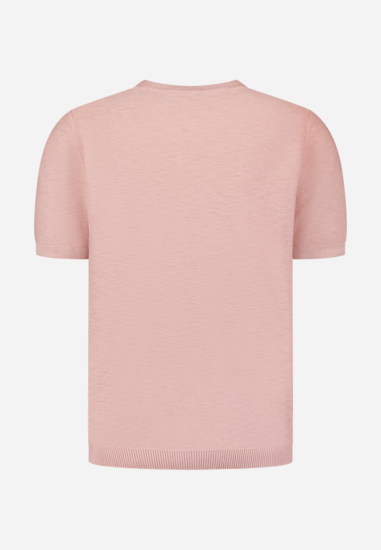 Strick-Slub-T-Shirt | Light Mauve