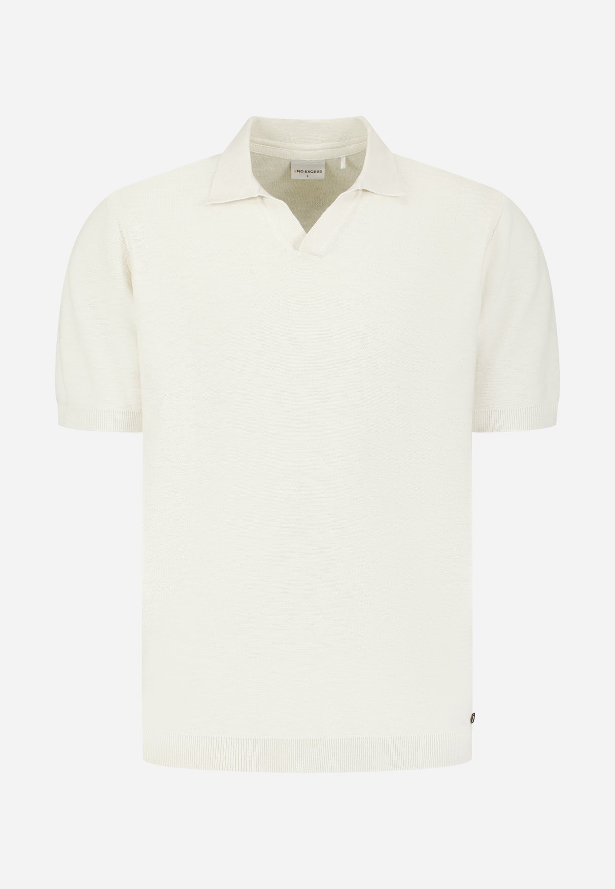 Knitted V-neck polo shirt | Kit