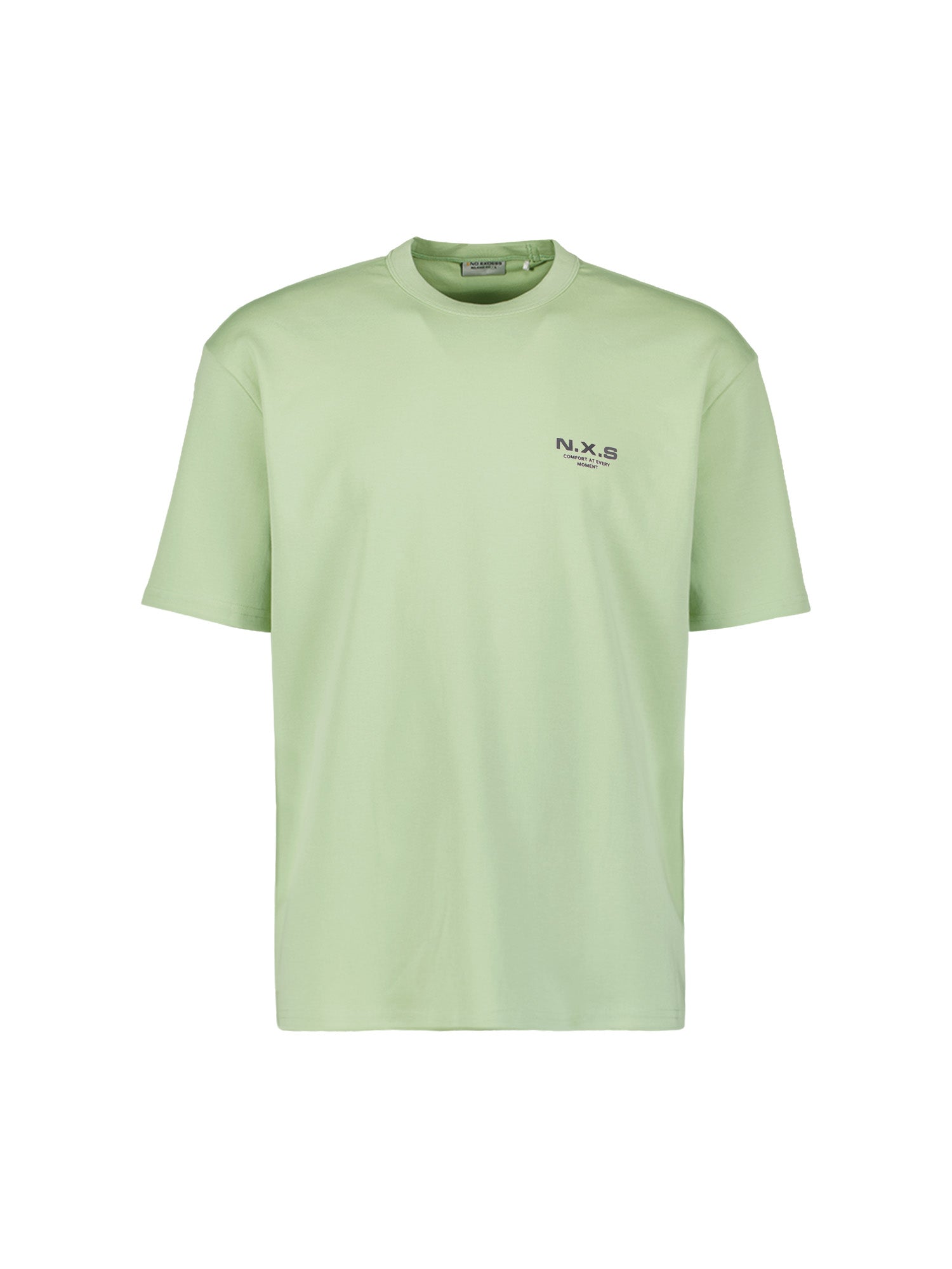 Interlock T-shirt with back print | Green