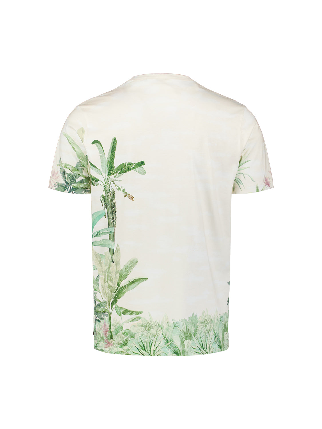 T-Shirt mit botanischem Print | Green