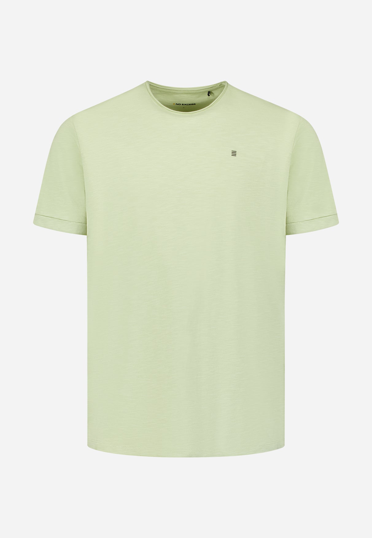 Slub-T-Shirt mit Rundhalsausschnitt | Green