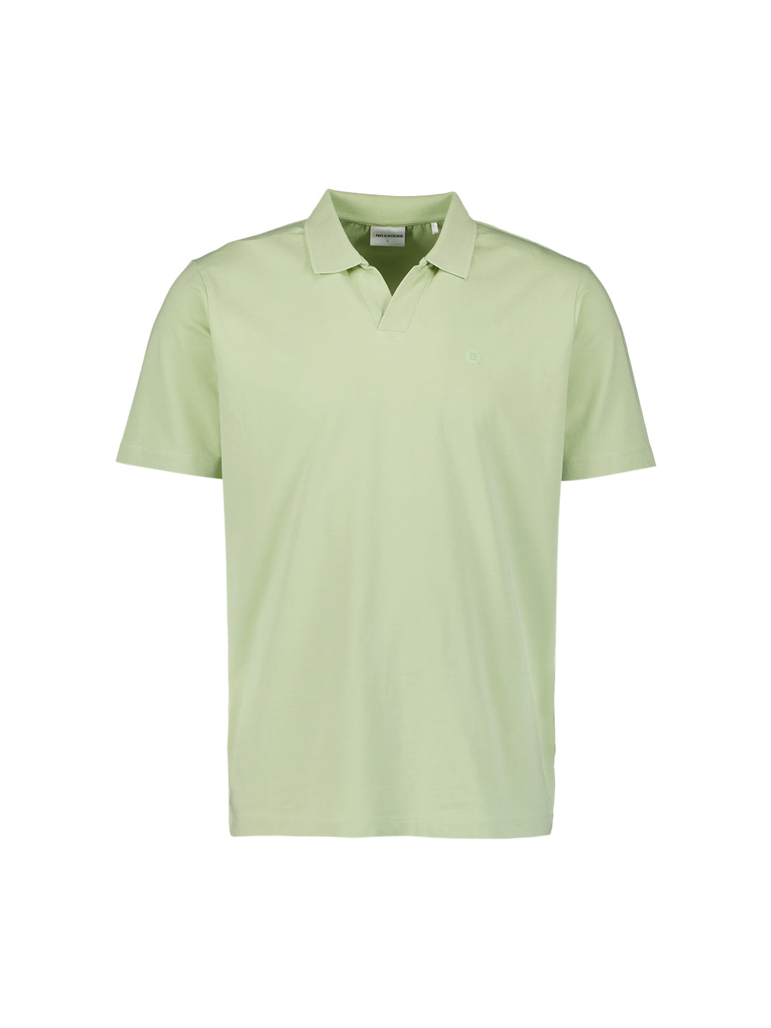 Polo shirt with V-neck | Green