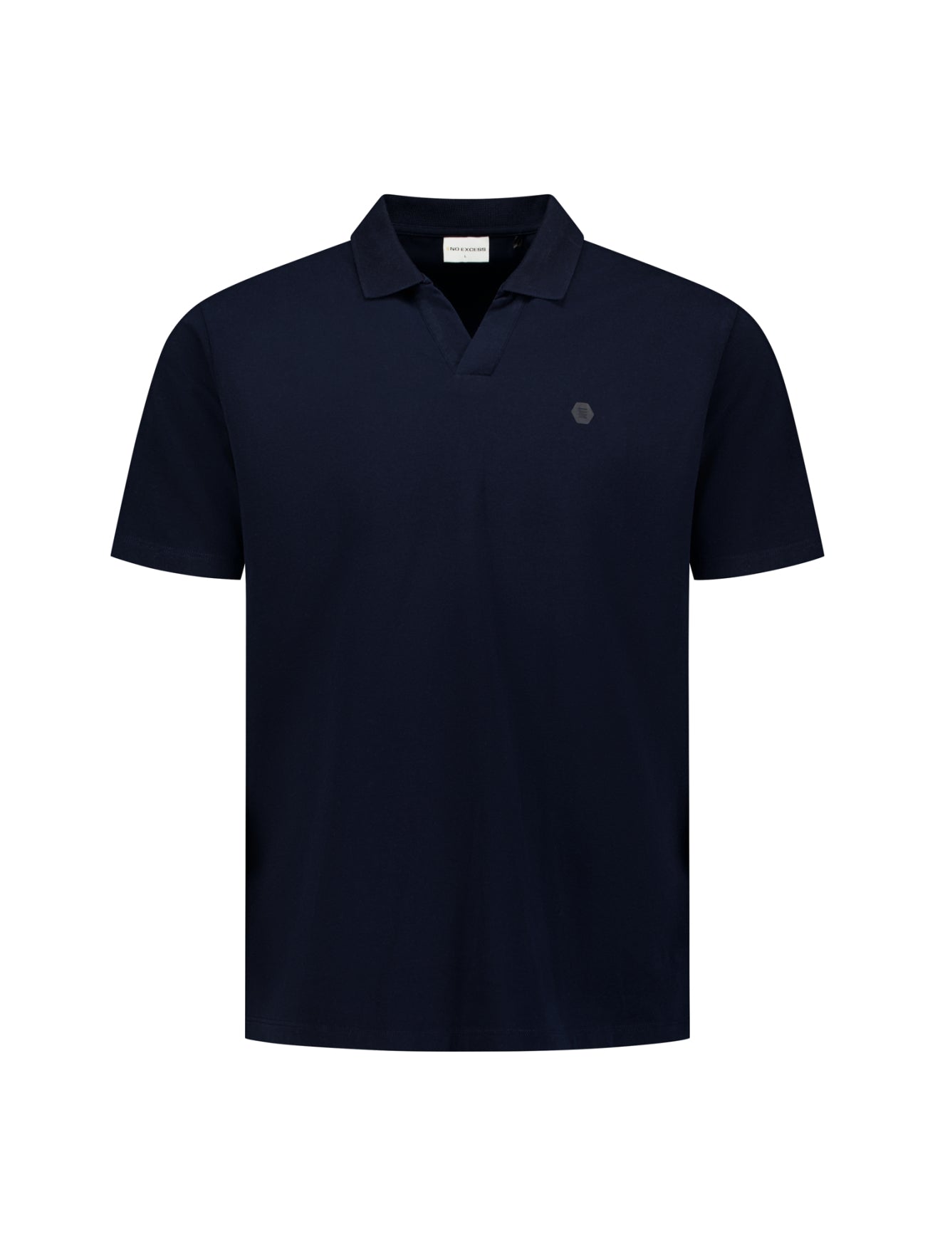 Polo shirt with V-neck | Night