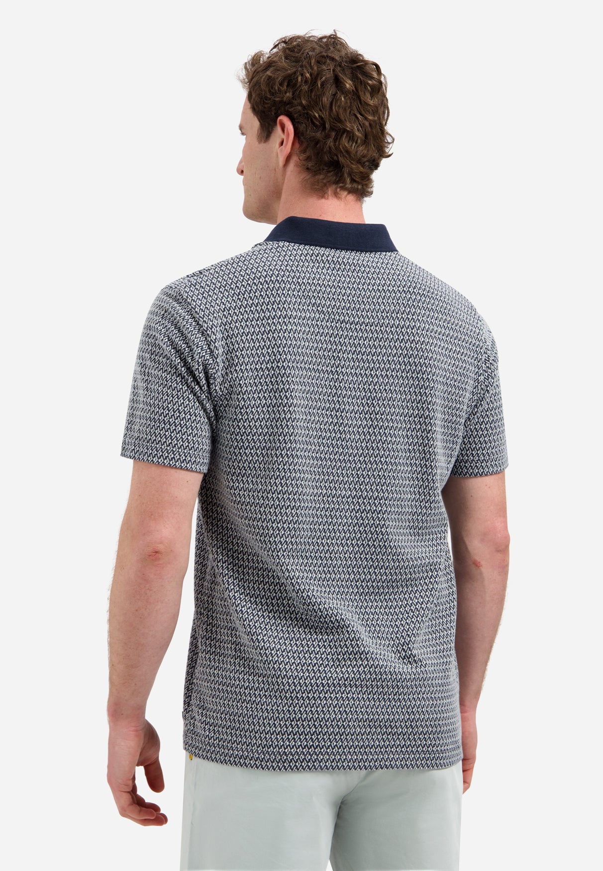 Jacquard polo shirt | Night