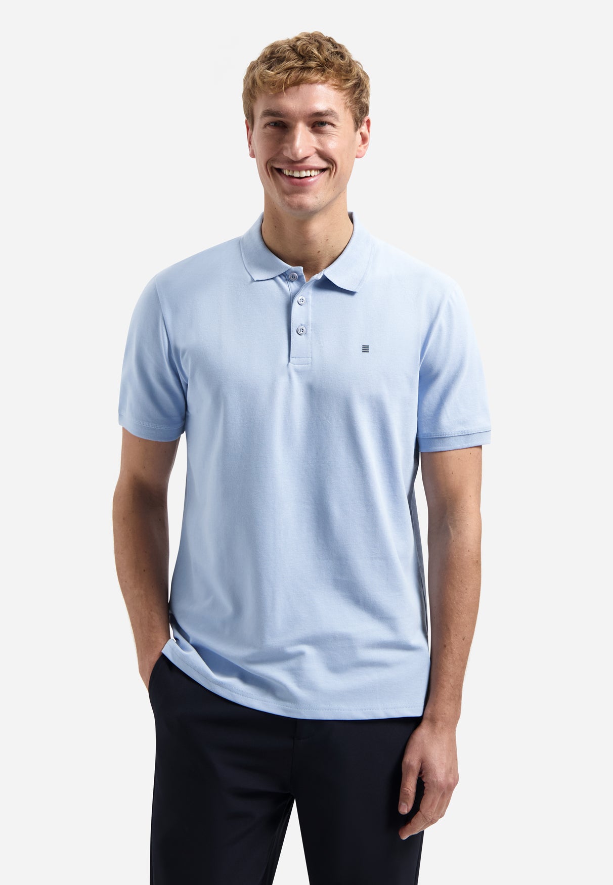 Basic-Poloshirt | Blue