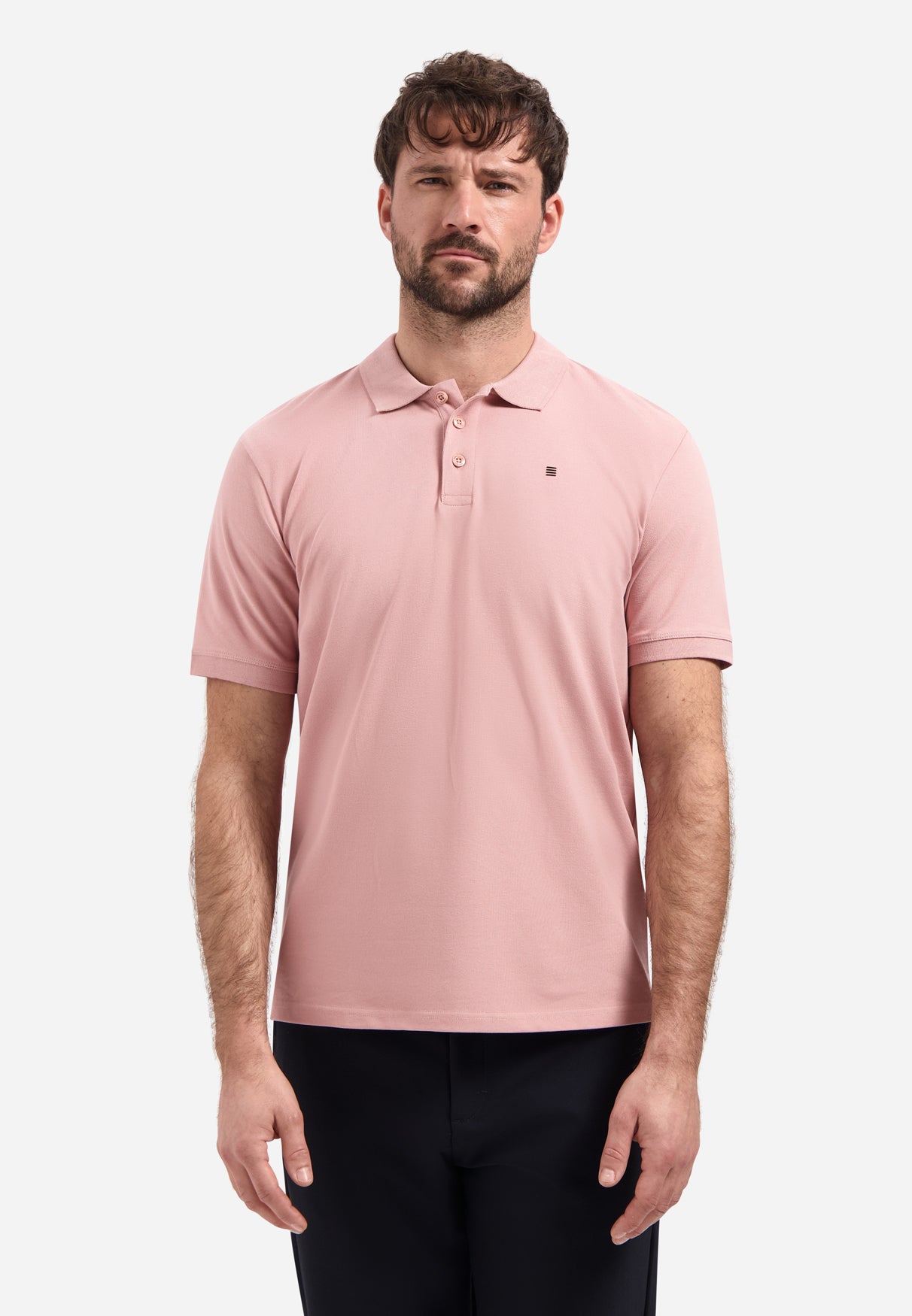 Basic-Poloshirt | Light Mauve