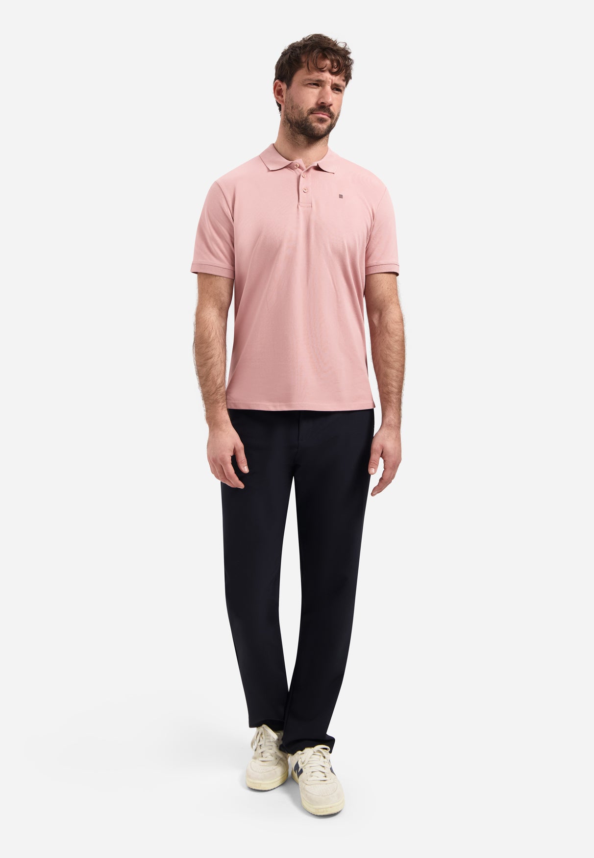 Basic-Poloshirt | Light Mauve