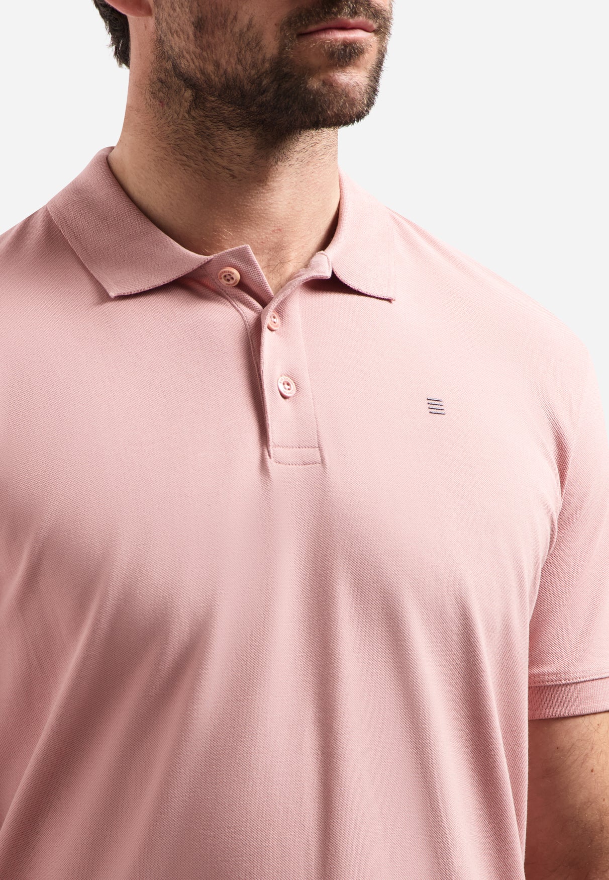 Basic-Poloshirt | Light Mauve