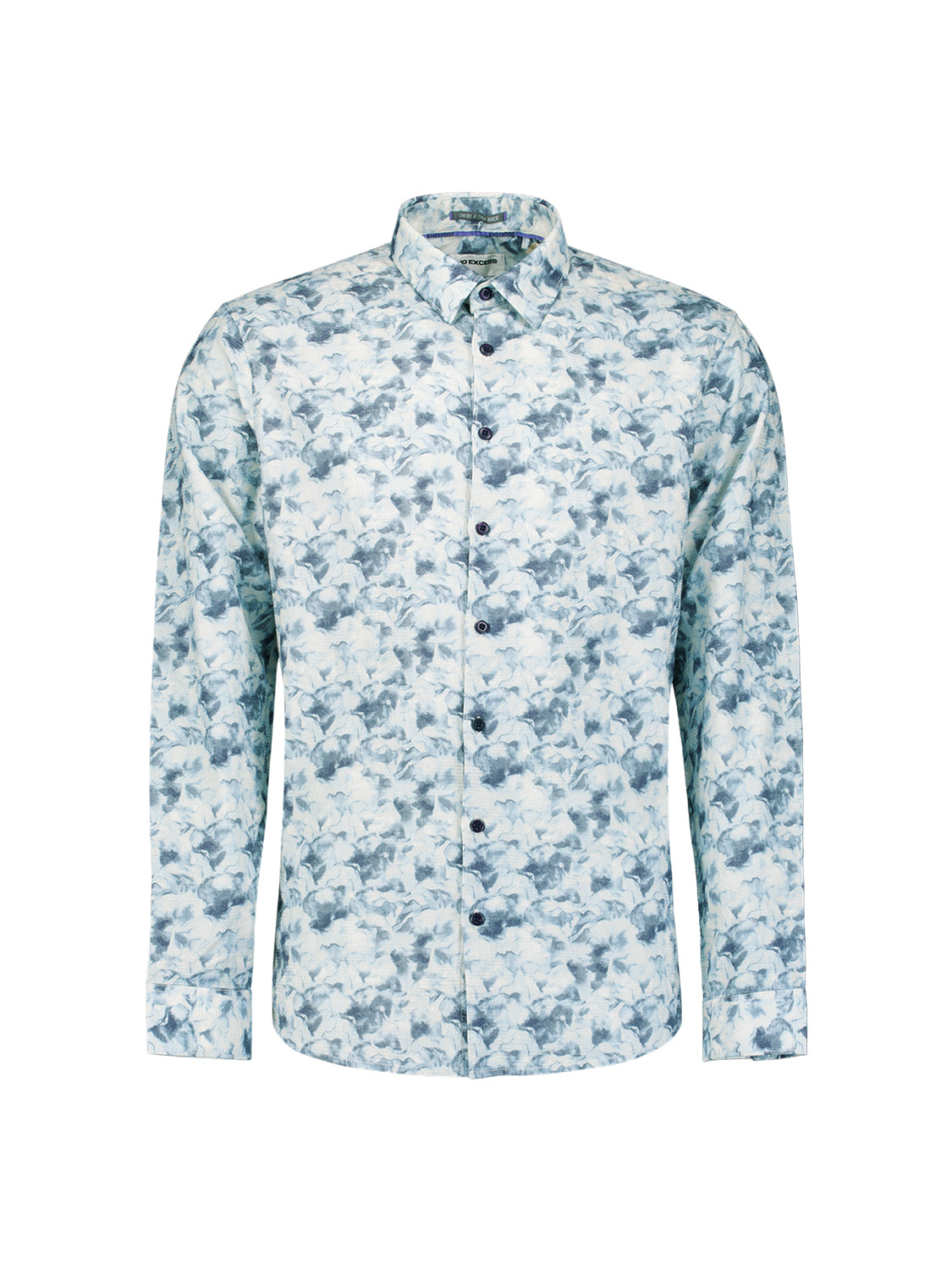 Shirt with floral print | Blue