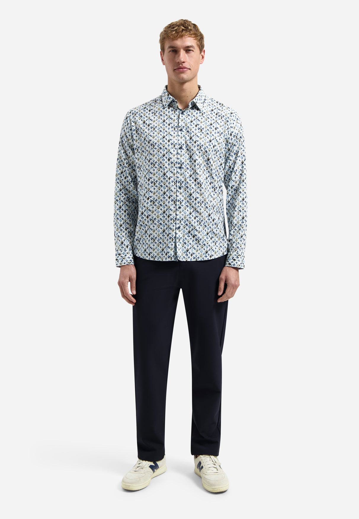 All-over print shirt | Blue