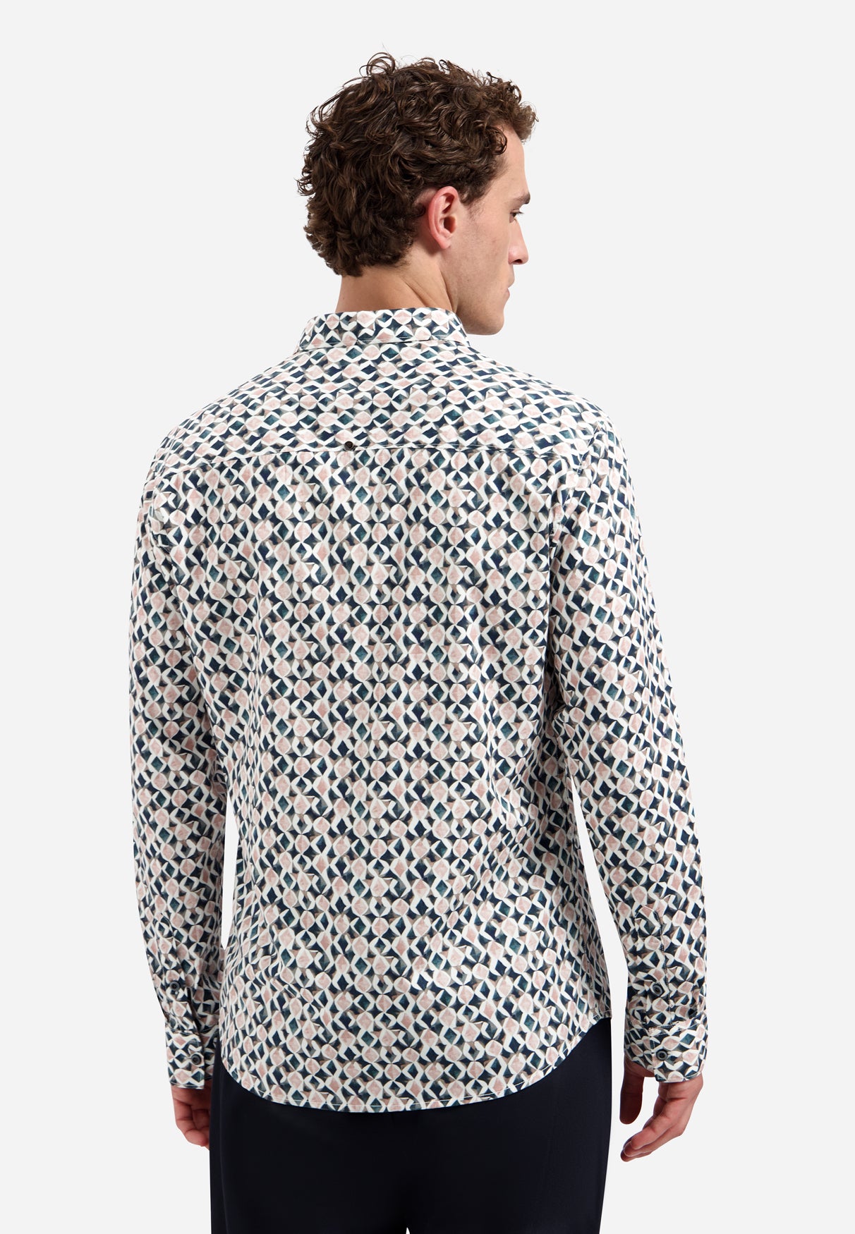 All-over print shirt | Light Mauve