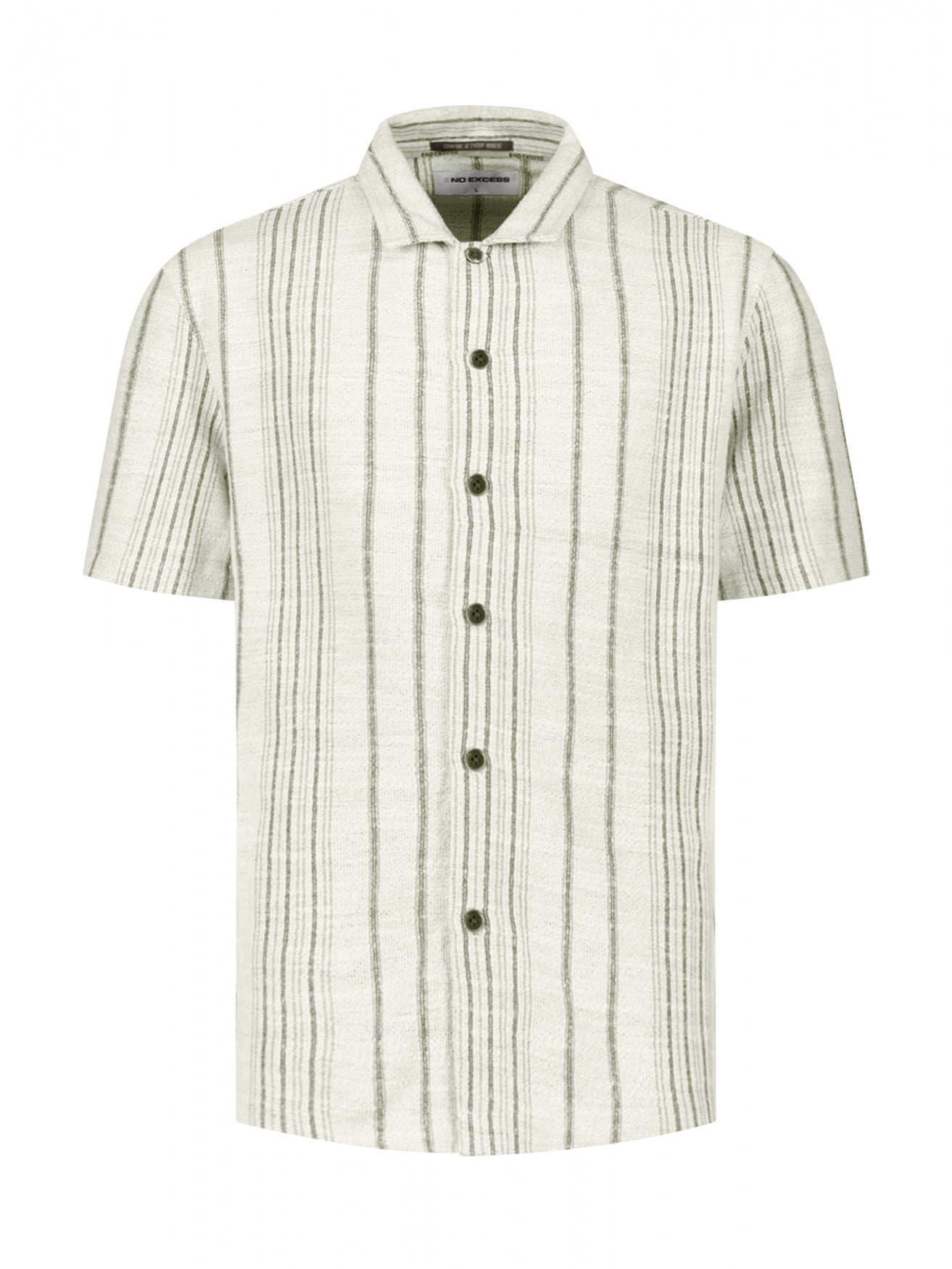 Jacquardhemd mit Streifen | Desert