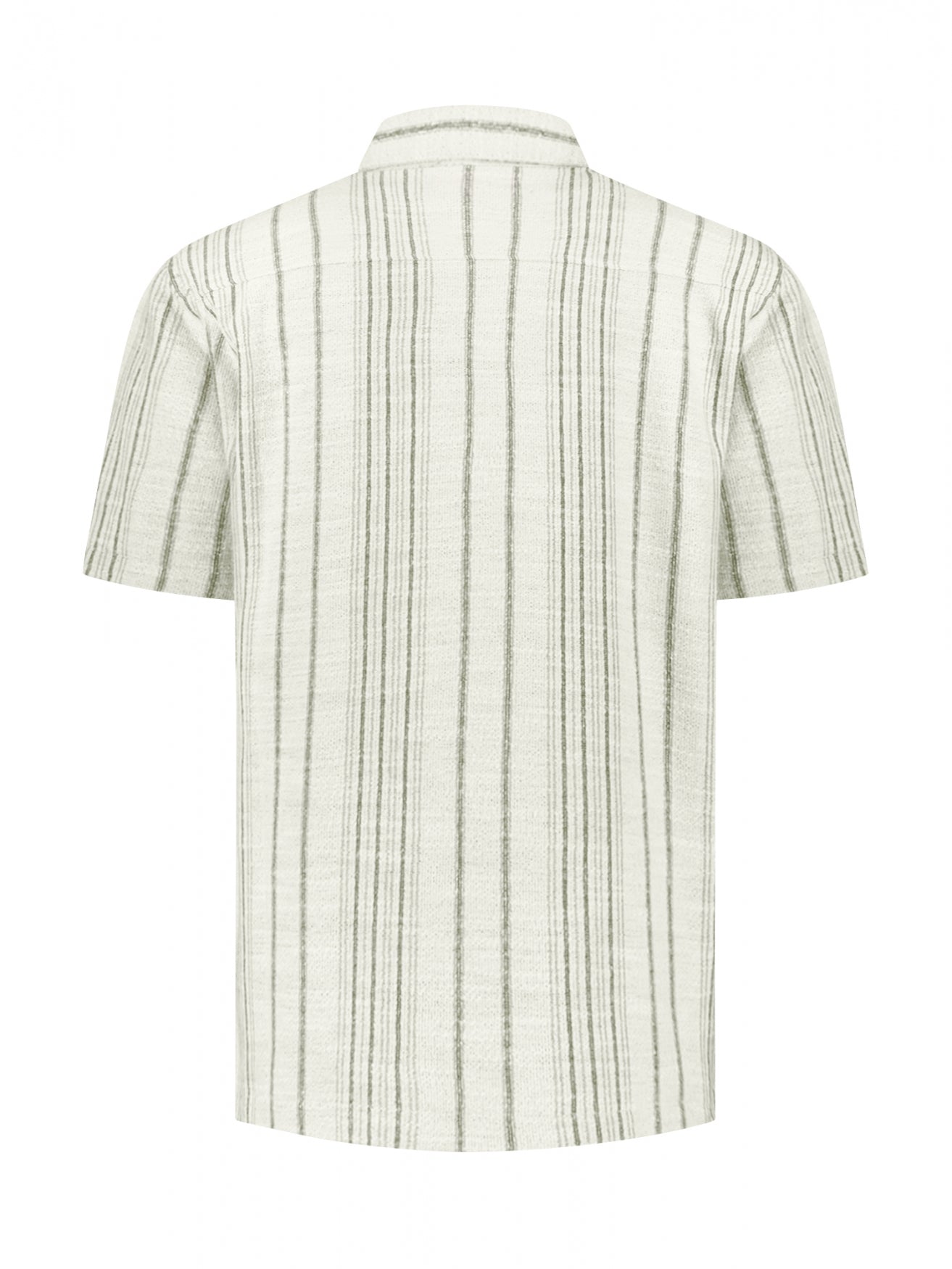 Jacquardhemd mit Streifen | Desert