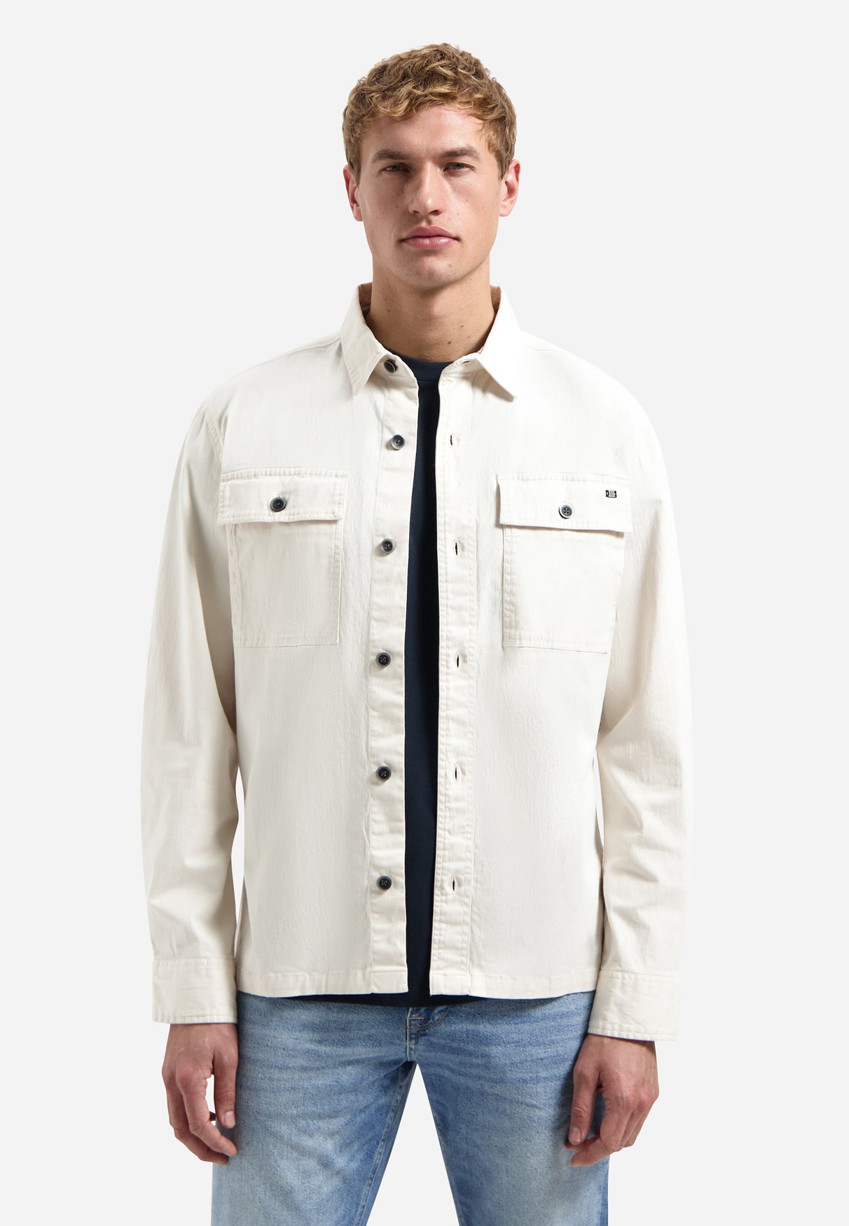 Twill-Stretch-Overshirt. | Kit