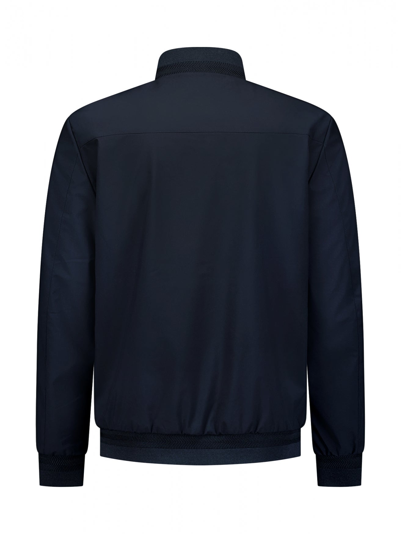 Sommerjacke mit geripptem Kragen. | Night