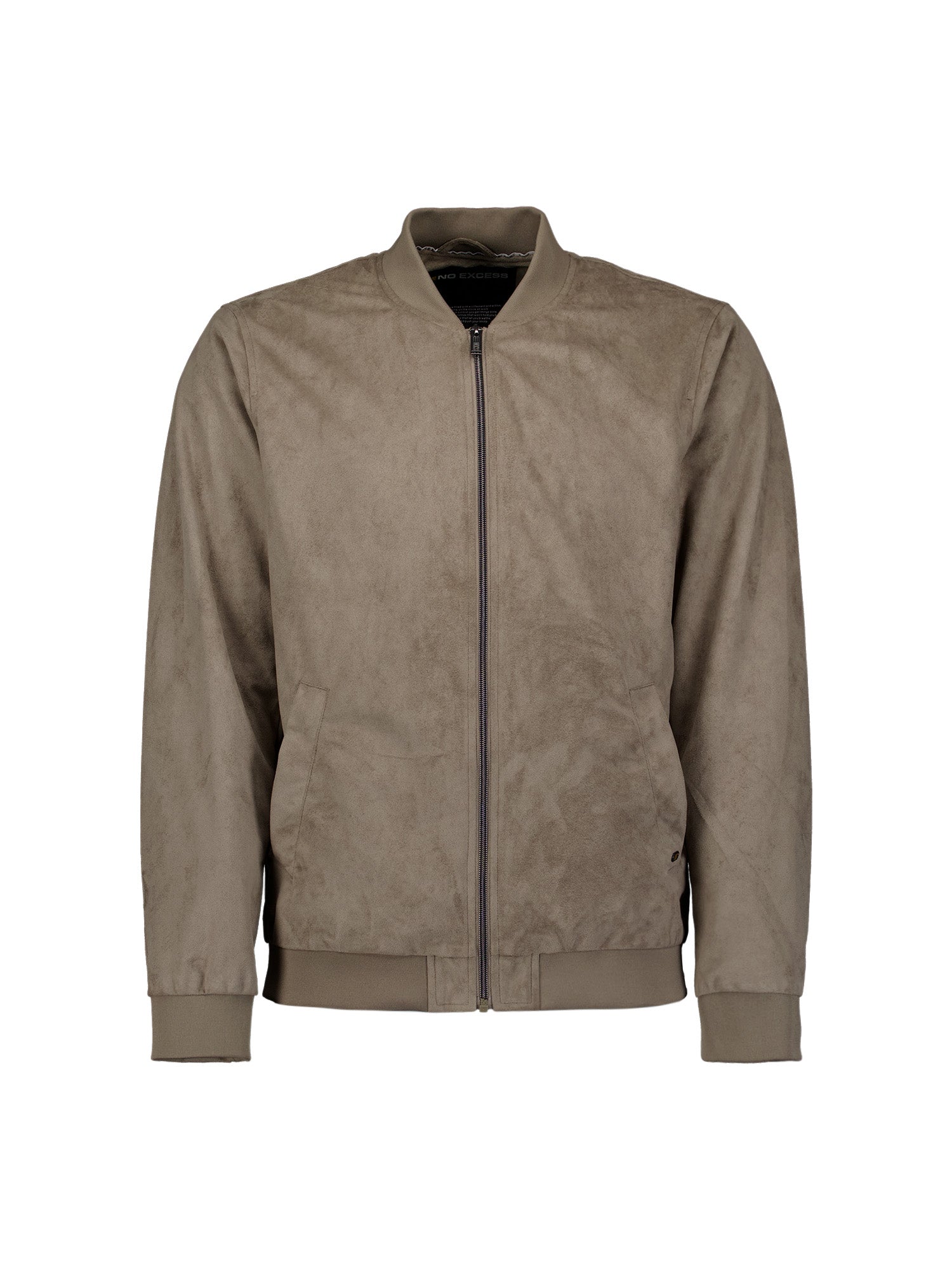 Bomberjacke in Wildlederoptik | Light Moss