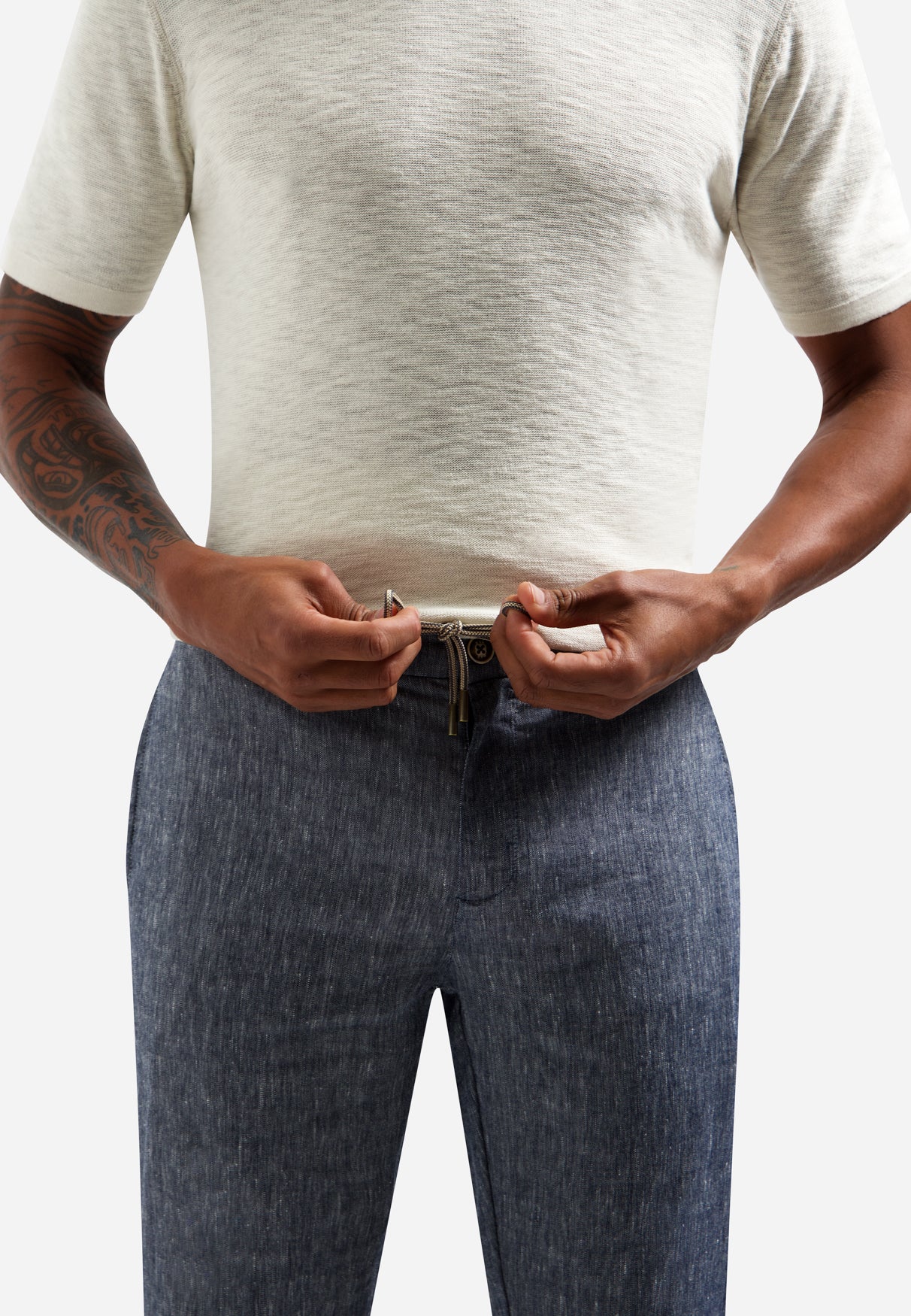 Hose aus Leinenmischung | Night