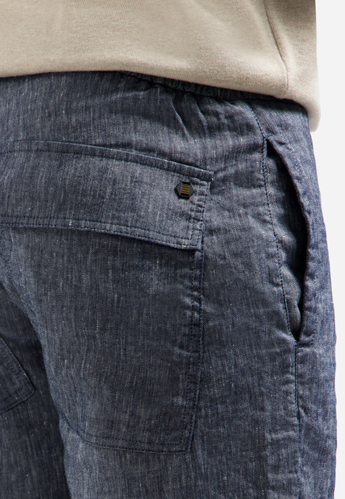 Linen-blend chino shorts | Night