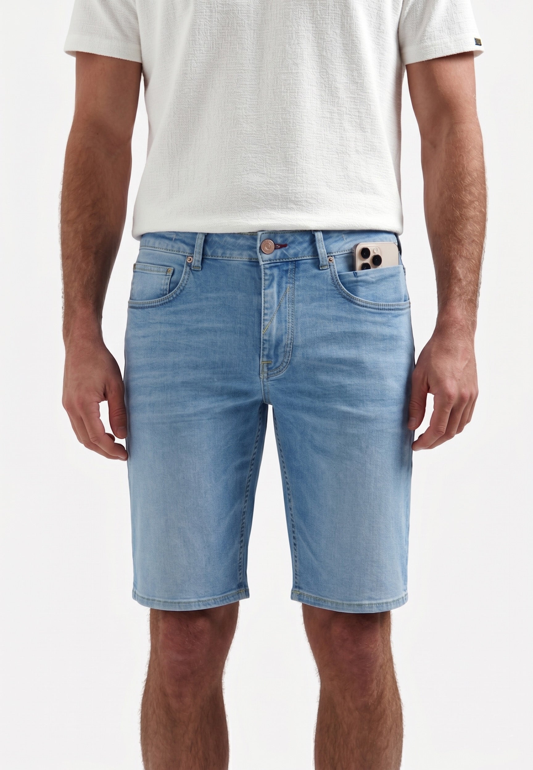 Jeansshorts | Bleach Denim