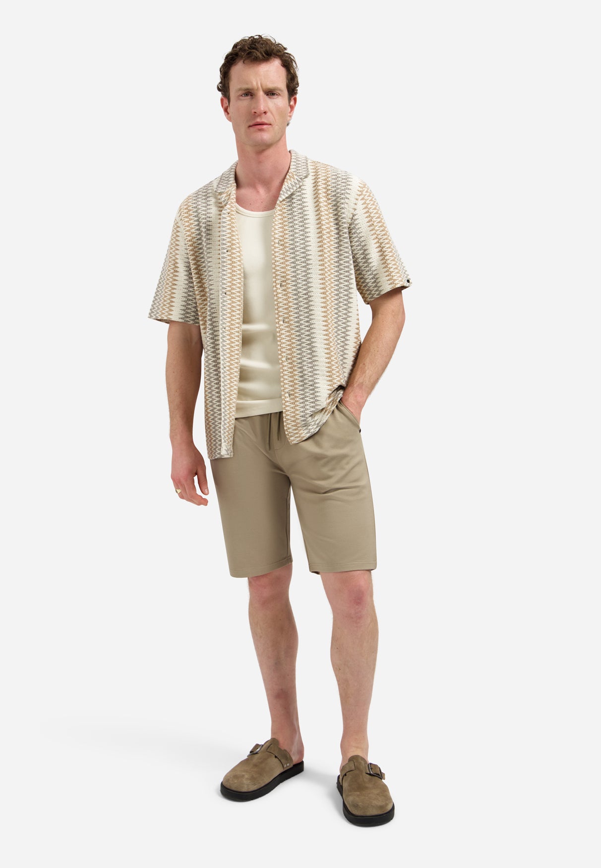 Jerseyshorts | Taupe