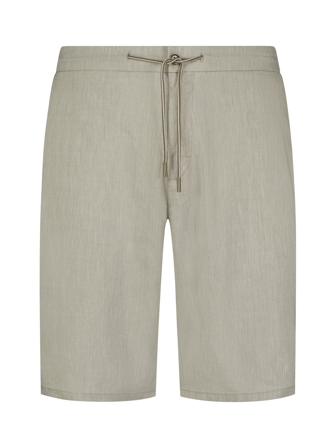 Chinoshorts aus Leinen | Taupe