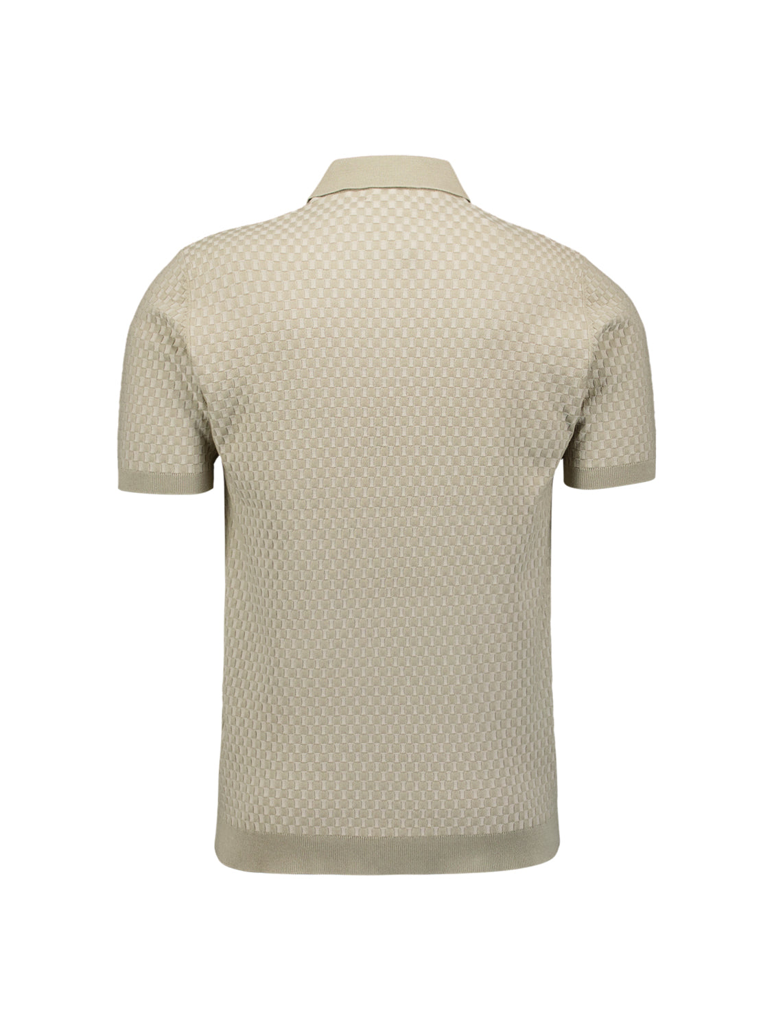 Kurzarm-Polo mit Knöpfen | Taupe