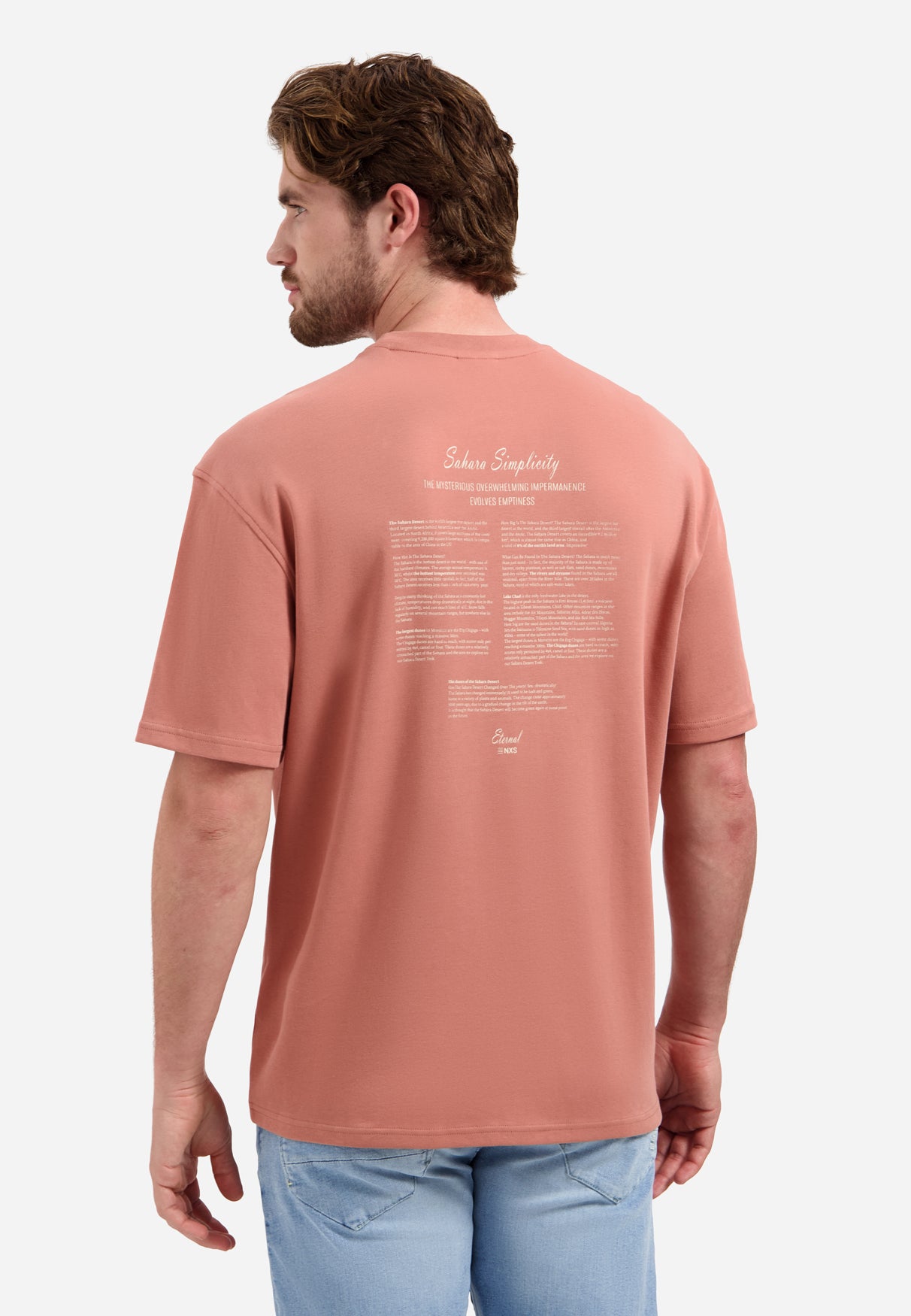 Gestreiftes T-Shirt mit Rundhalsausschnitt und kurzen Ärmeln | White