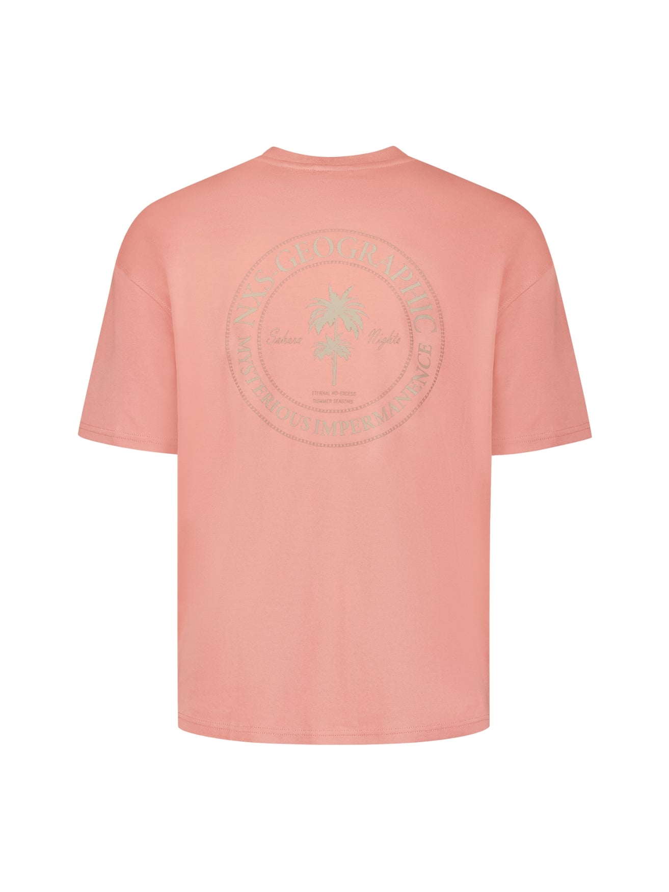 Gestreiftes T-Shirt mit Rundhalsausschnitt und kurzen Ärmeln | White