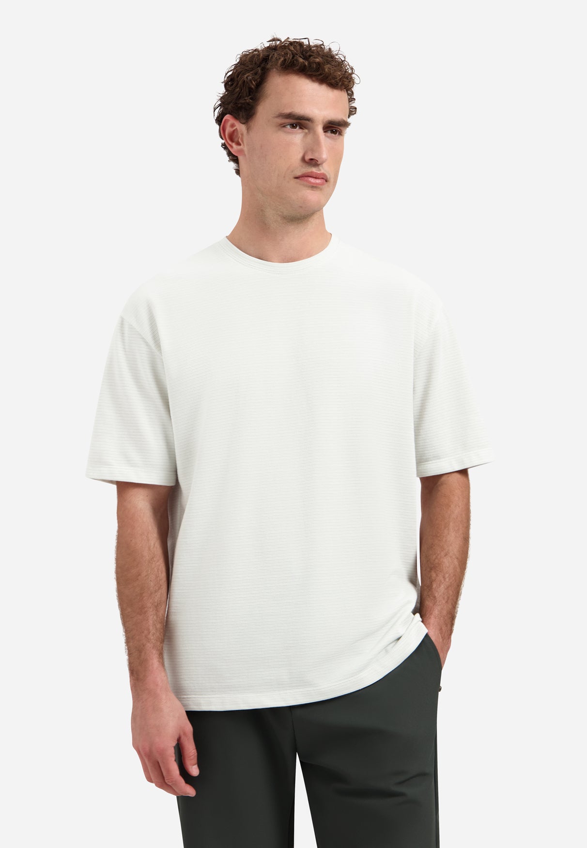 Short-sleeve textured T-Shirt | Kit