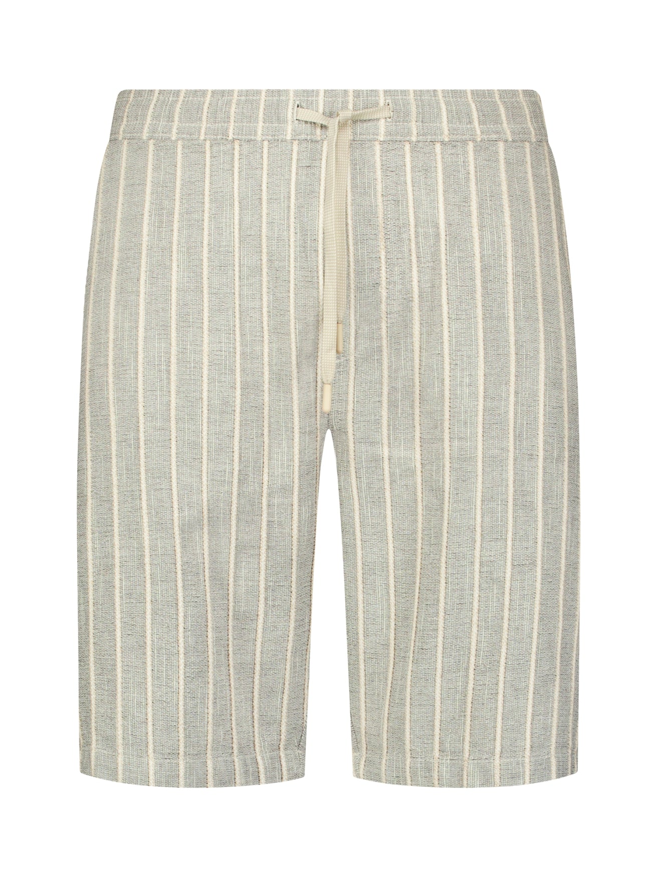 Gestreifte Cargoshorts mit Kordelzug | Sand