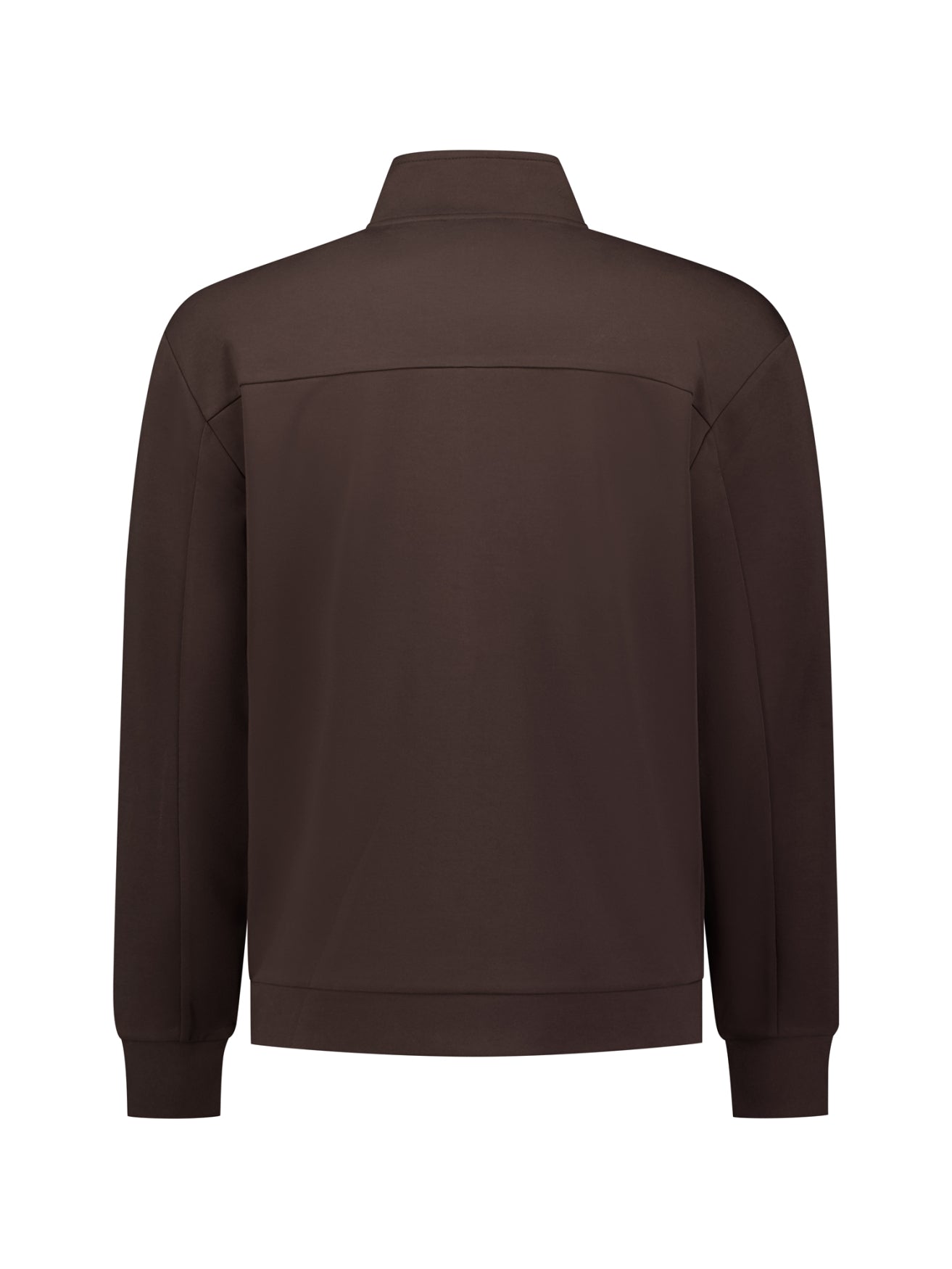 Sweatjacke mit Reißverschluss | Dark Brown