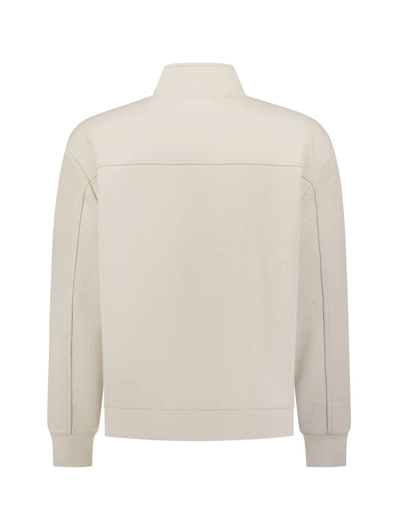 Sweatshirt mit Half-Zip | Cement