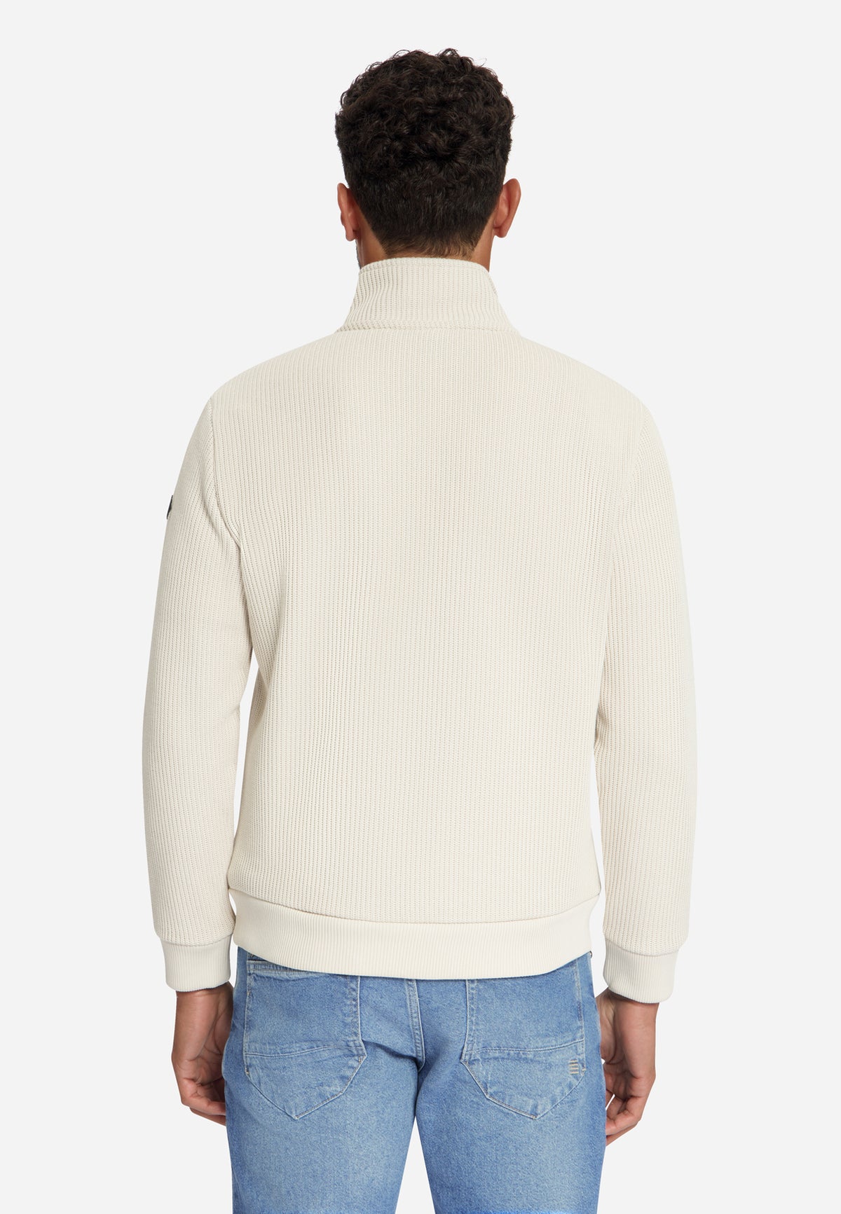 Ribbed Zip-Up Sweater | Kit