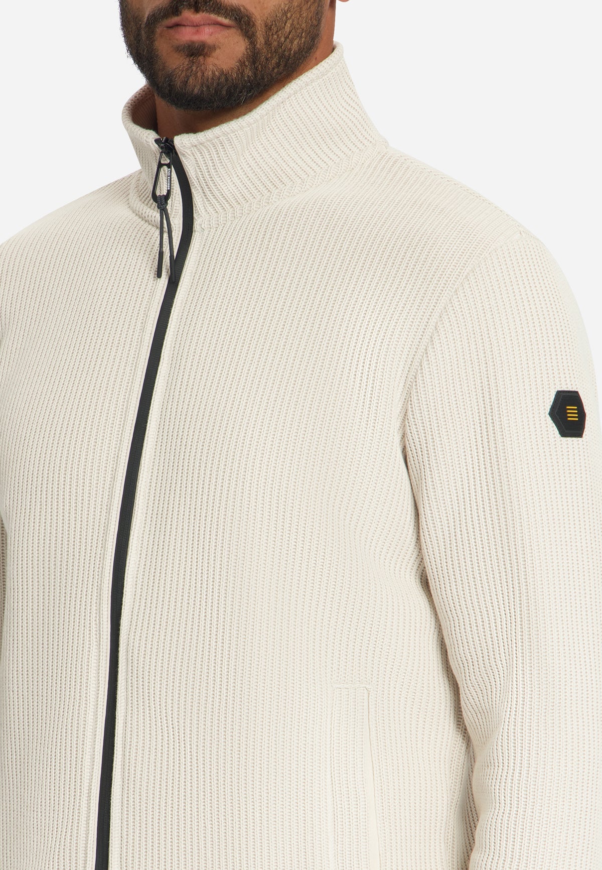 Ribbed Zip-Up Sweater | Kit